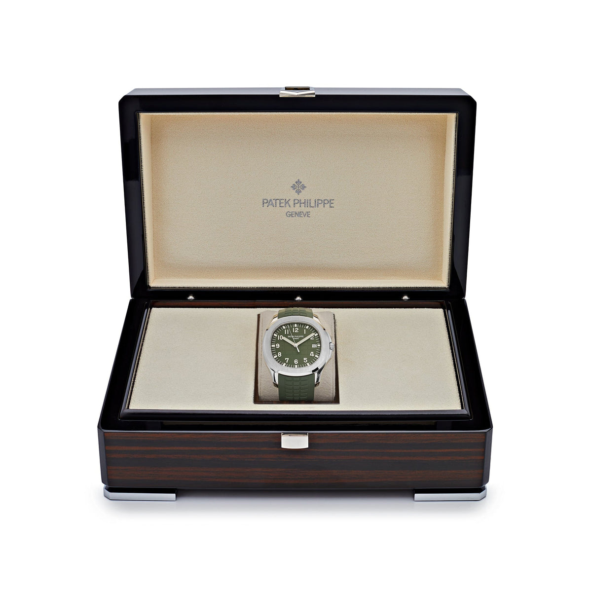 Patek Philippe Aquanaut 5168G-010 'Jumbo' White Gold Khaki Green (2023)