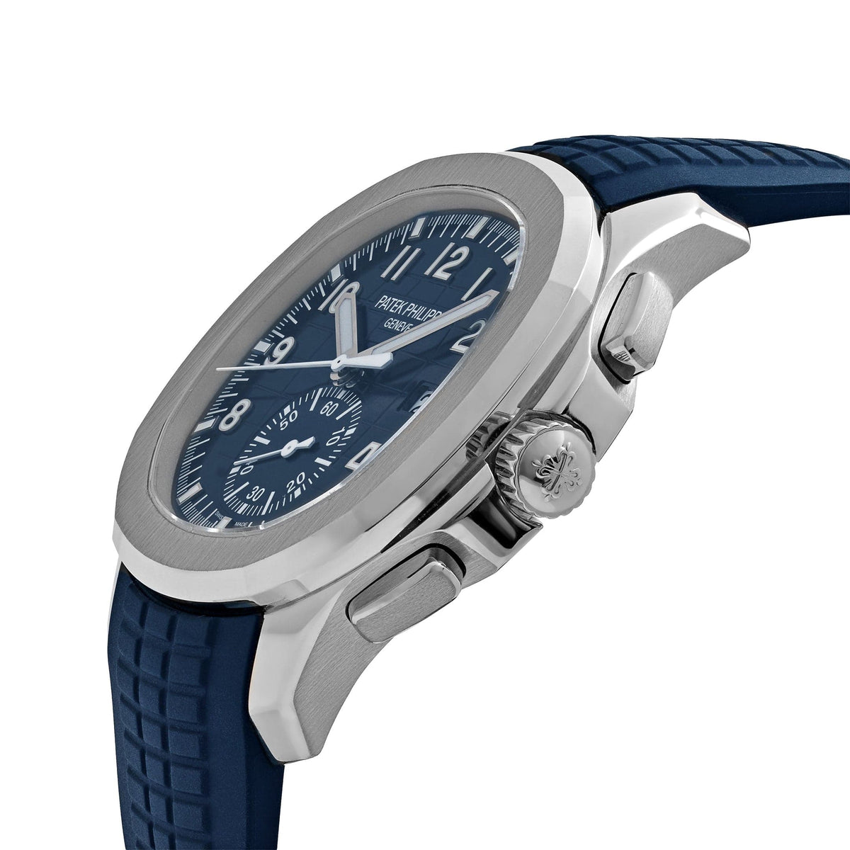 Patek Philippe Aquanaut 5968G-001 White Gold Blue Dial
