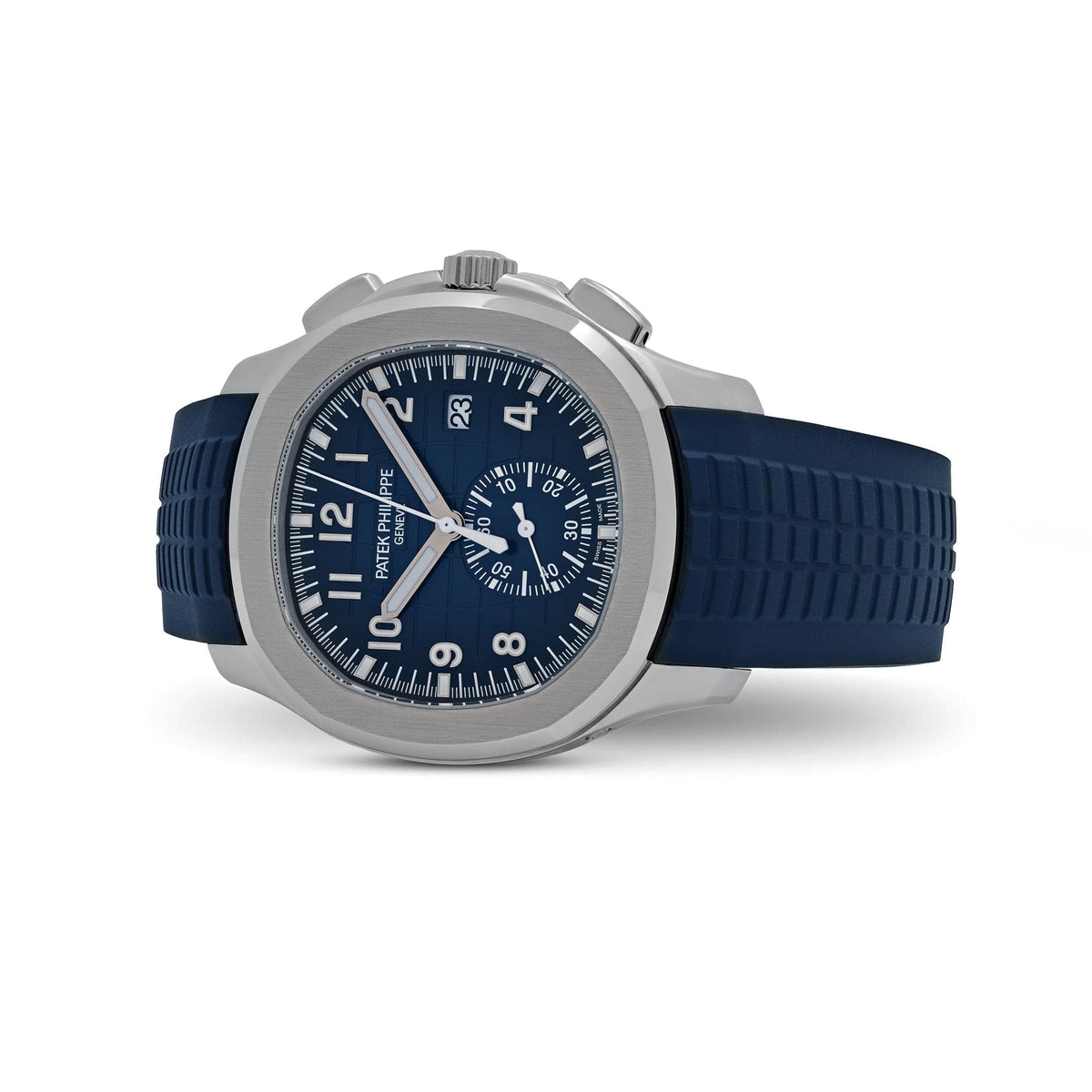 Patek Philippe Aquanaut 5968G-001 White Gold Blue Dial