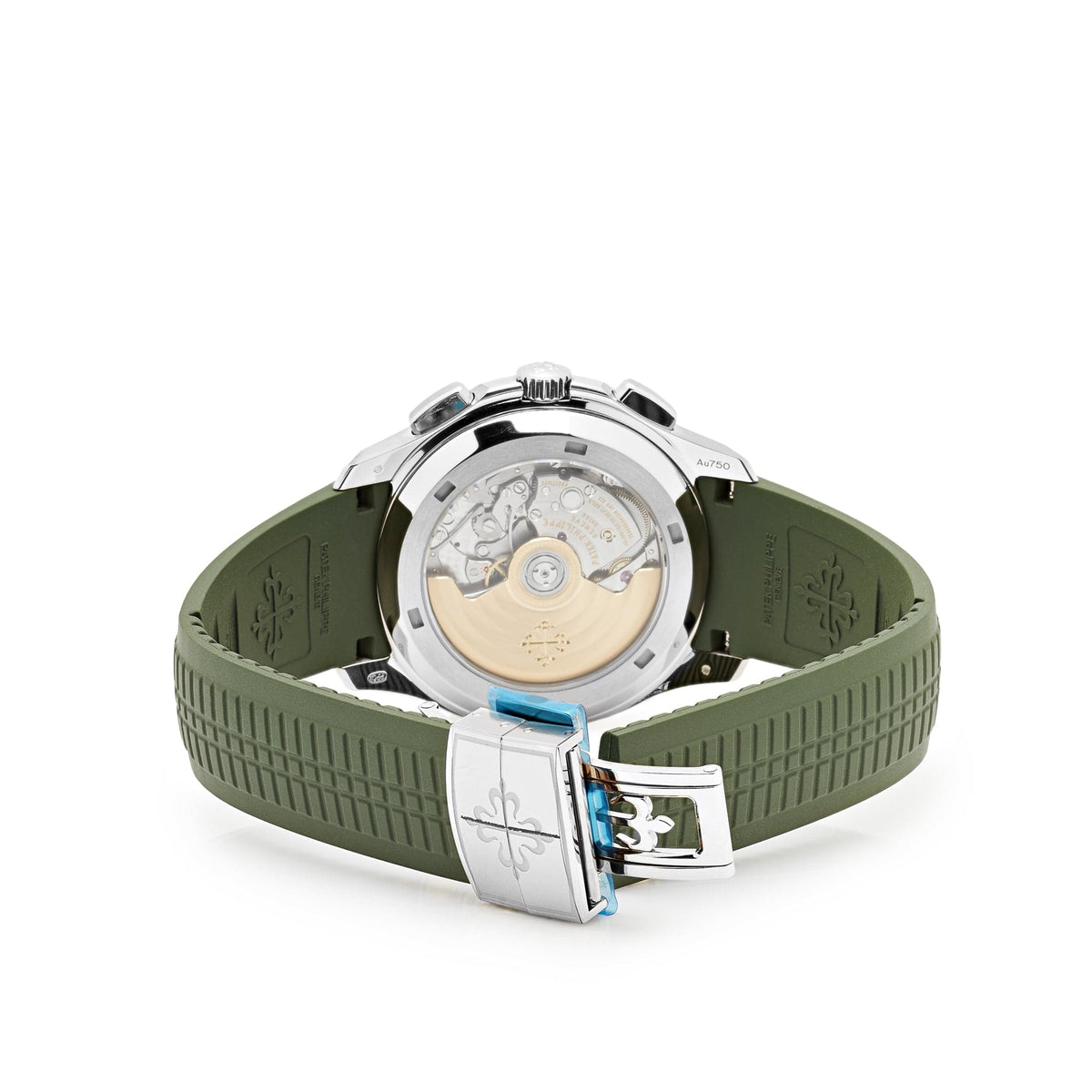 Patek Philippe Aquanaut 5968G-010 Chronograph White Gold Khaki Green Dial Uncut