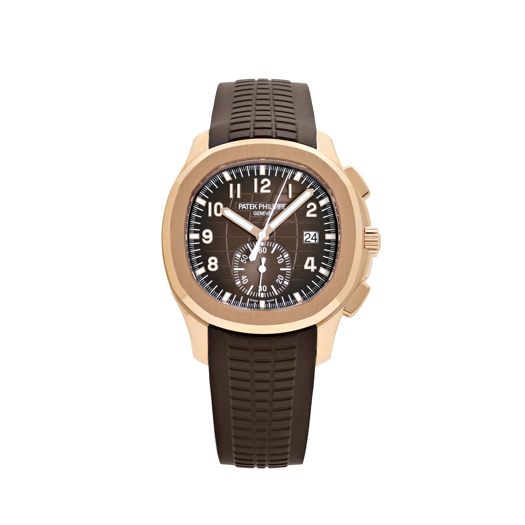 Patek Philippe Aquanaut 5968R-001 Chronograph Rose Gold Brown Dial