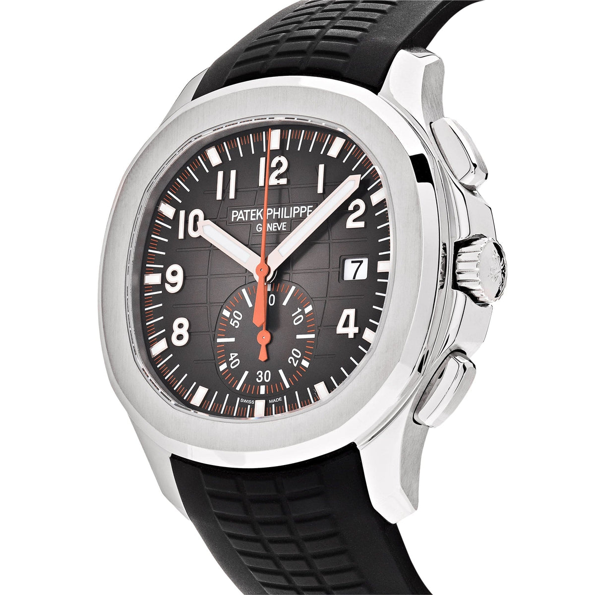 Patek Philippe Aquanaut Chronograph 5968A-001 Stainless Steel Black Dial