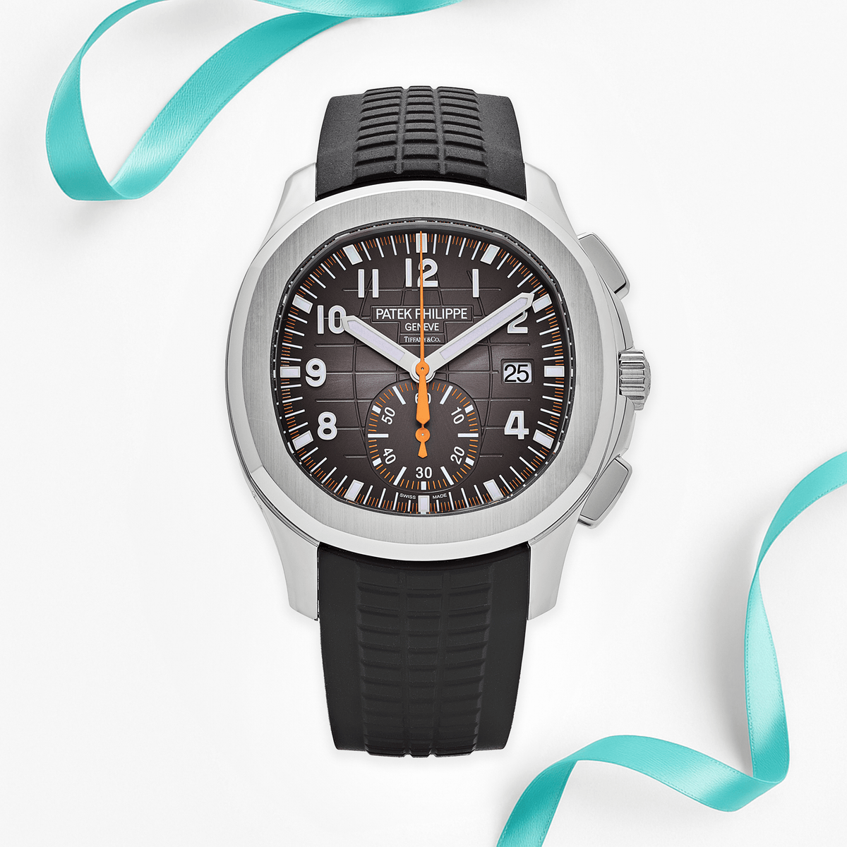 Patek Philippe Aquanaut Chronograph 5968A-001 'Tiffany & Co.' Stainless Steel Black Dial