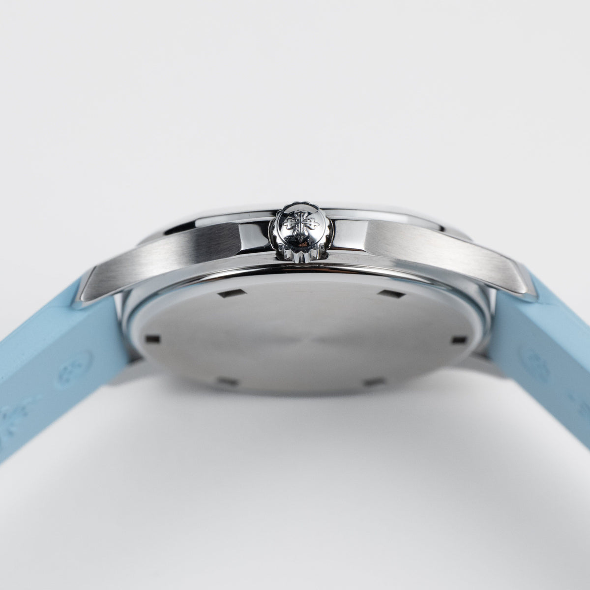 Patek Philippe Aquanaut Luce 5067A-017 'Ladies' Stainless Steel Blue Dial Diamond Bezel