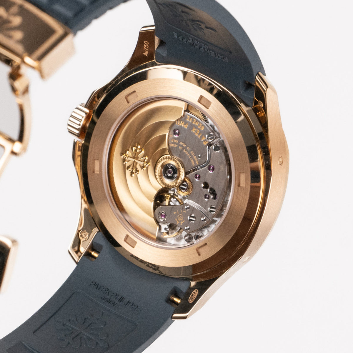 Patek Philippe Aquanaut Luce 5261R-001 Annual Calendar Moon Phases Rose Gold Blue-Gray Dial (2025)