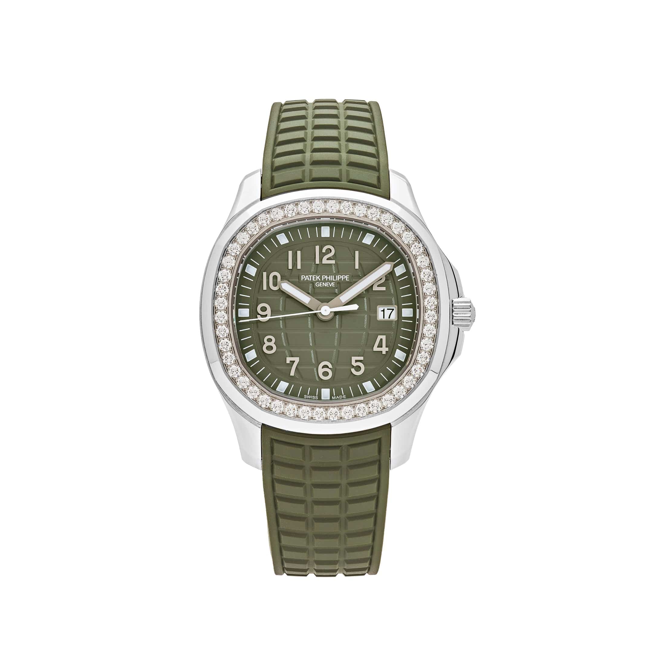 Patek Philippe Aquanaut Luce 5267/200A-011 Stainless Steel Green Dial Diamond Bezel (2025)