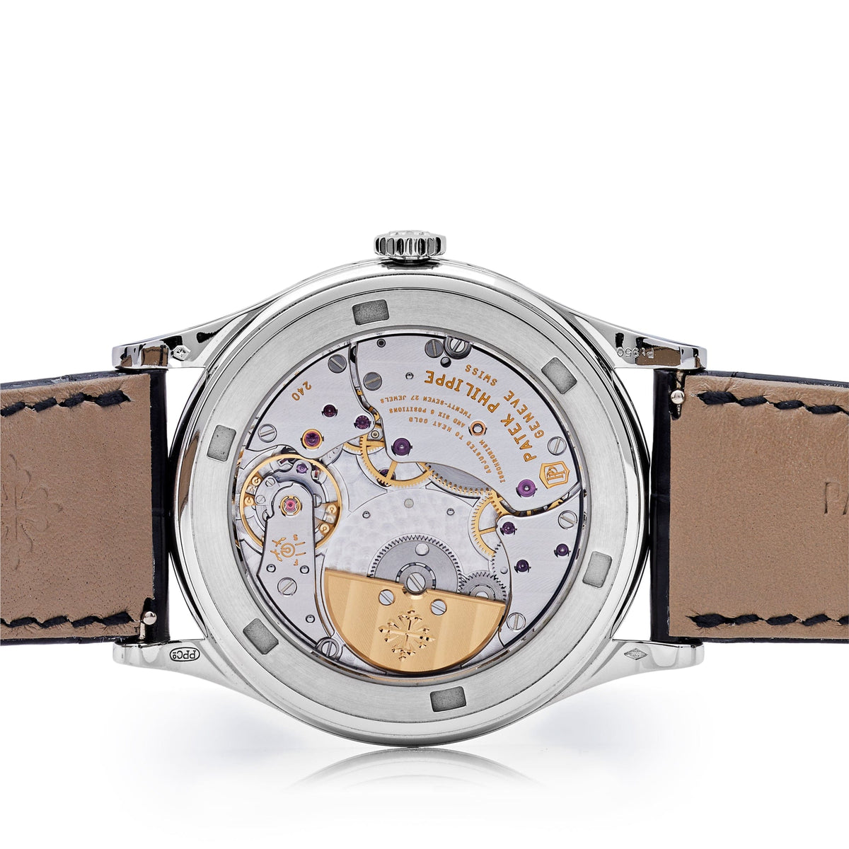 Patek Philippe Calatrava 5088/100P-001 Platinum Engraved Black Dial