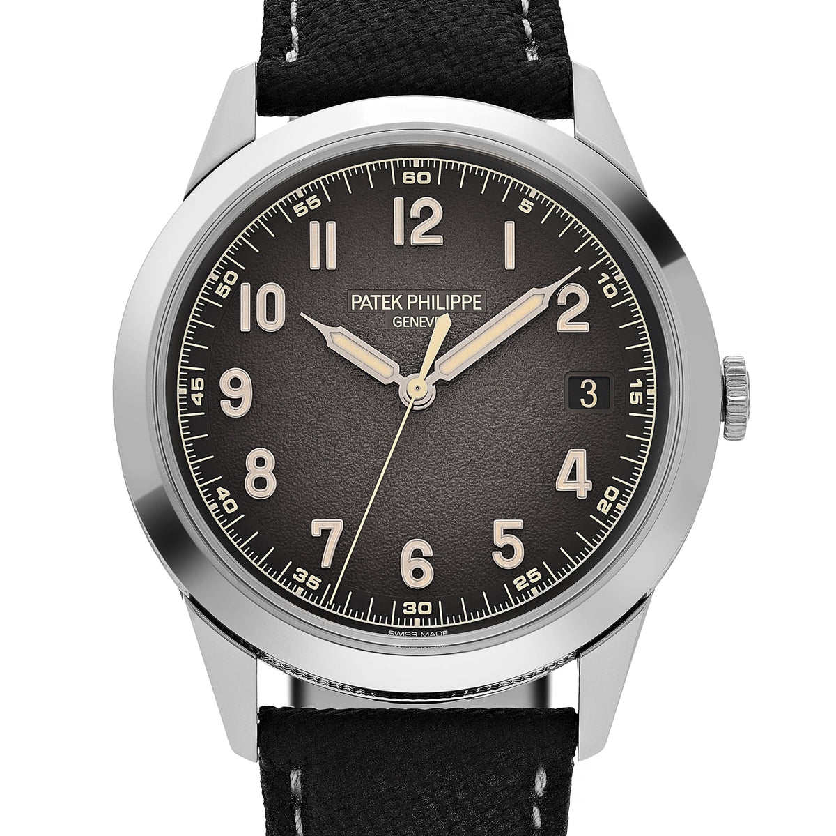 Patek Philippe Calatrava 5226G-001 White Gold Charcoal Dial Date (2024)