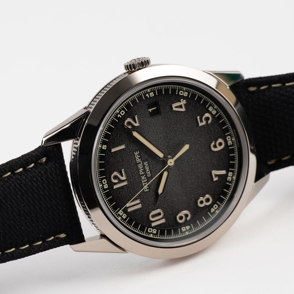 Patek Philippe Calatrava 5226G-001 White Gold Charcoal Dial Date (2024)