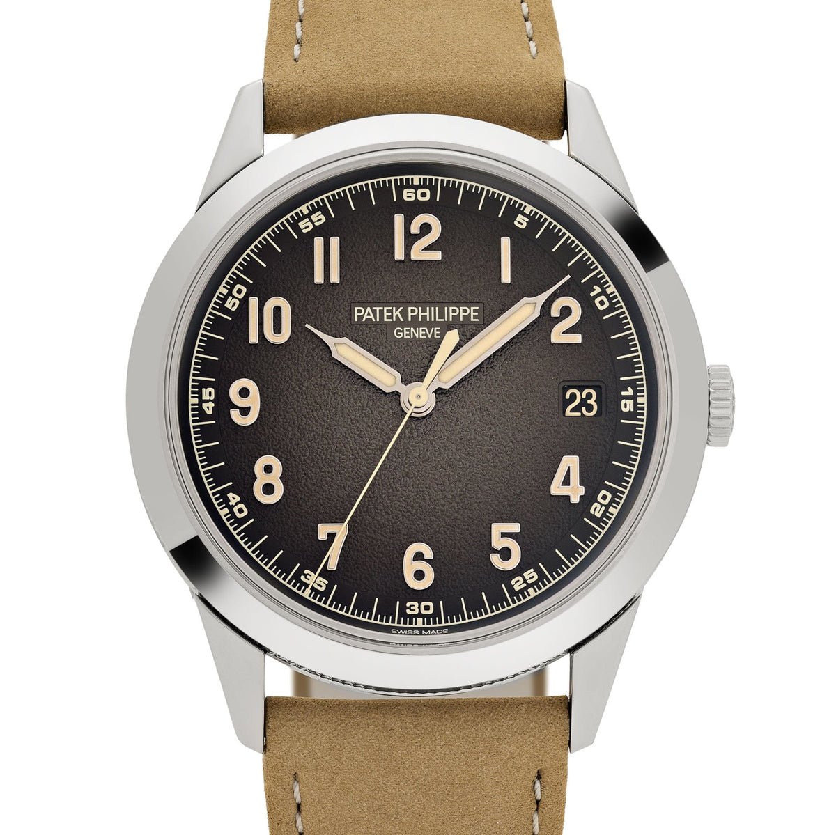 Patek Philippe Calatrava 5226G-001 White Gold Charcoal Dial Date (2026)
