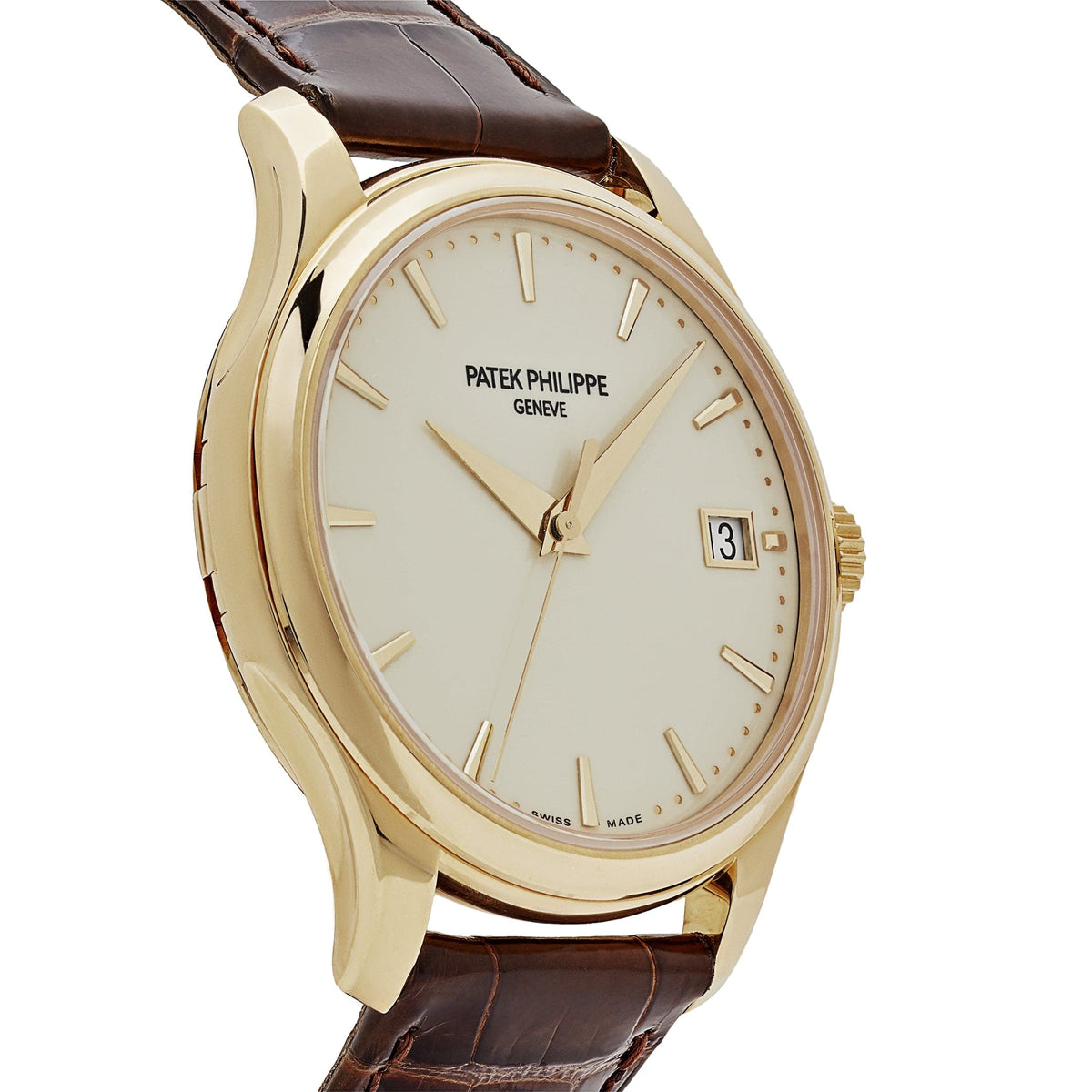 Patek Philippe Calatrava 5227J-001 Yellow Gold Lacquered Ivory Dial