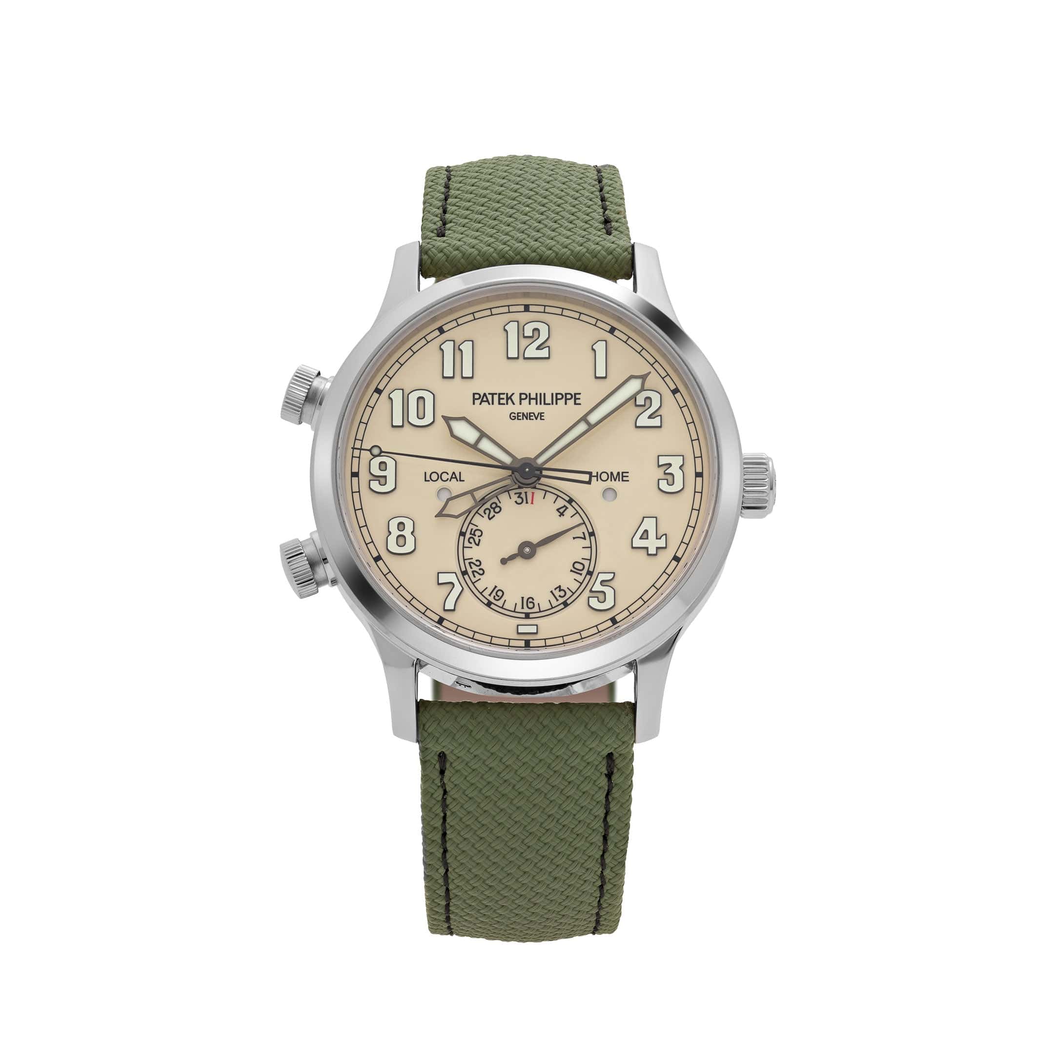 Patek Philippe Calatrava 5524G-010 'Pilot' Travel Time White Gold Ivory Dial (2026)