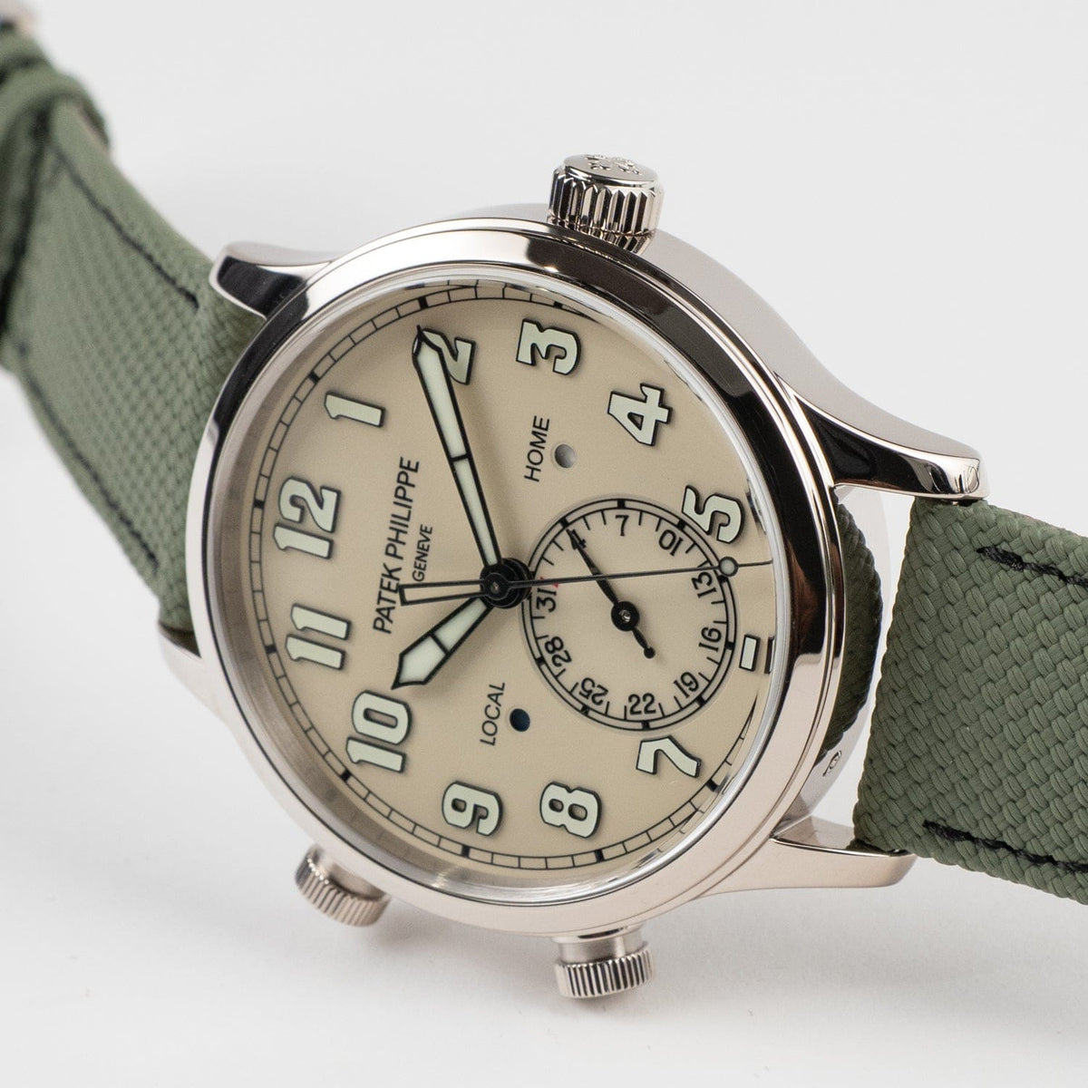 Patek Philippe Calatrava 5524G-010 'Pilot' Travel Time White Gold Ivory Dial (2026)