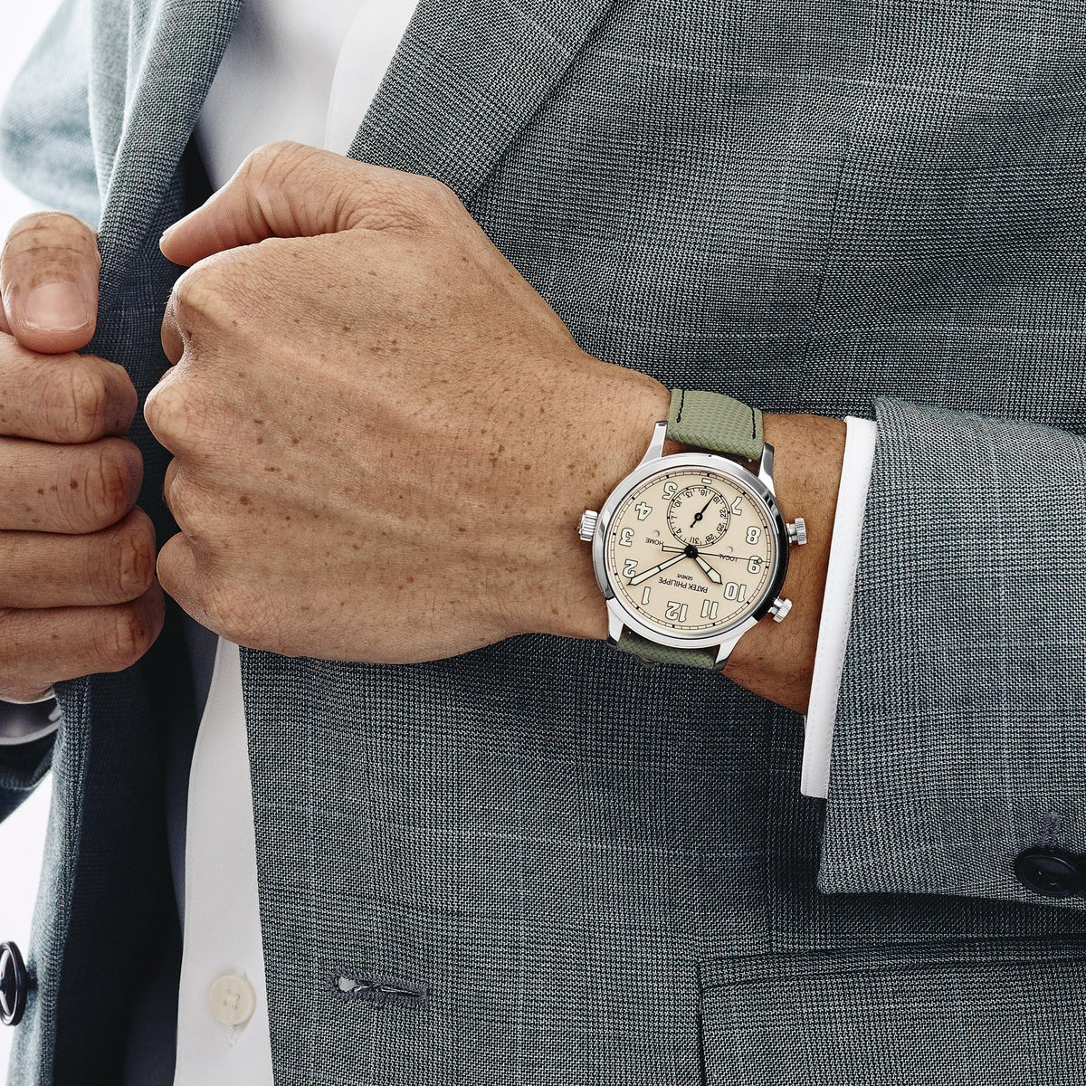 Patek Philippe Calatrava 5524G-010 'Pilot' Travel Time White Gold Ivory Dial (2026)