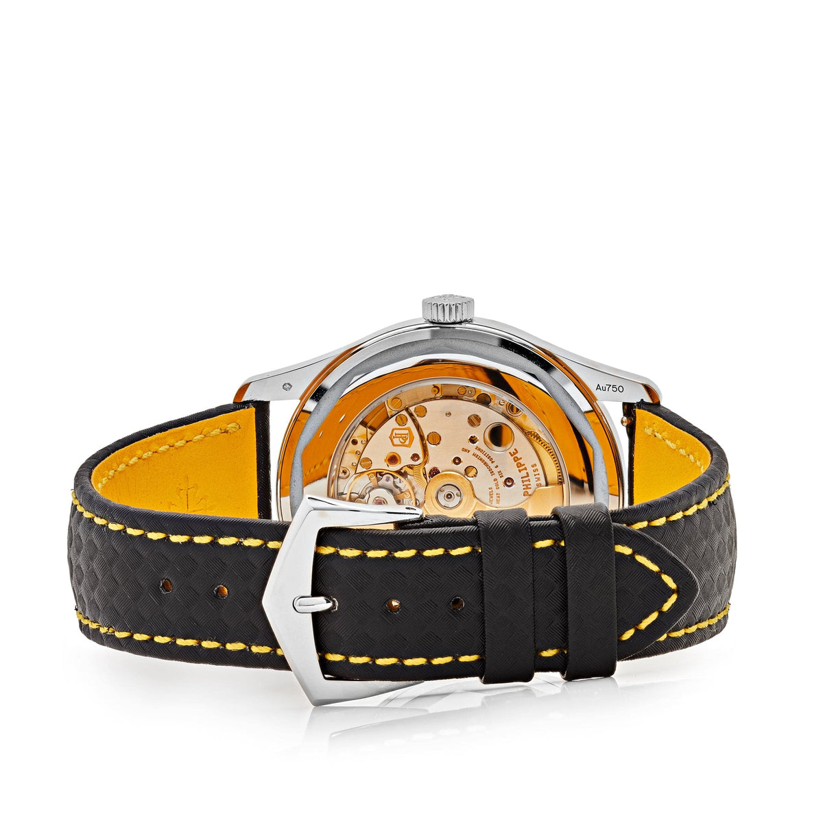 Patek Philippe Calatrava 6007G-001 White Gold Black Dial Yellow Accents (2023)