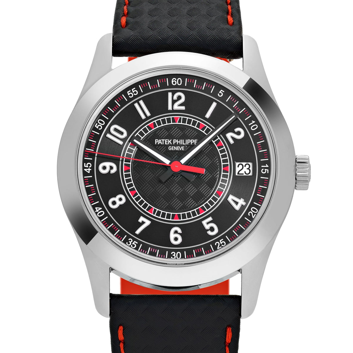 Patek Philippe Calatrava 6007G-010 White Gold Red Accents