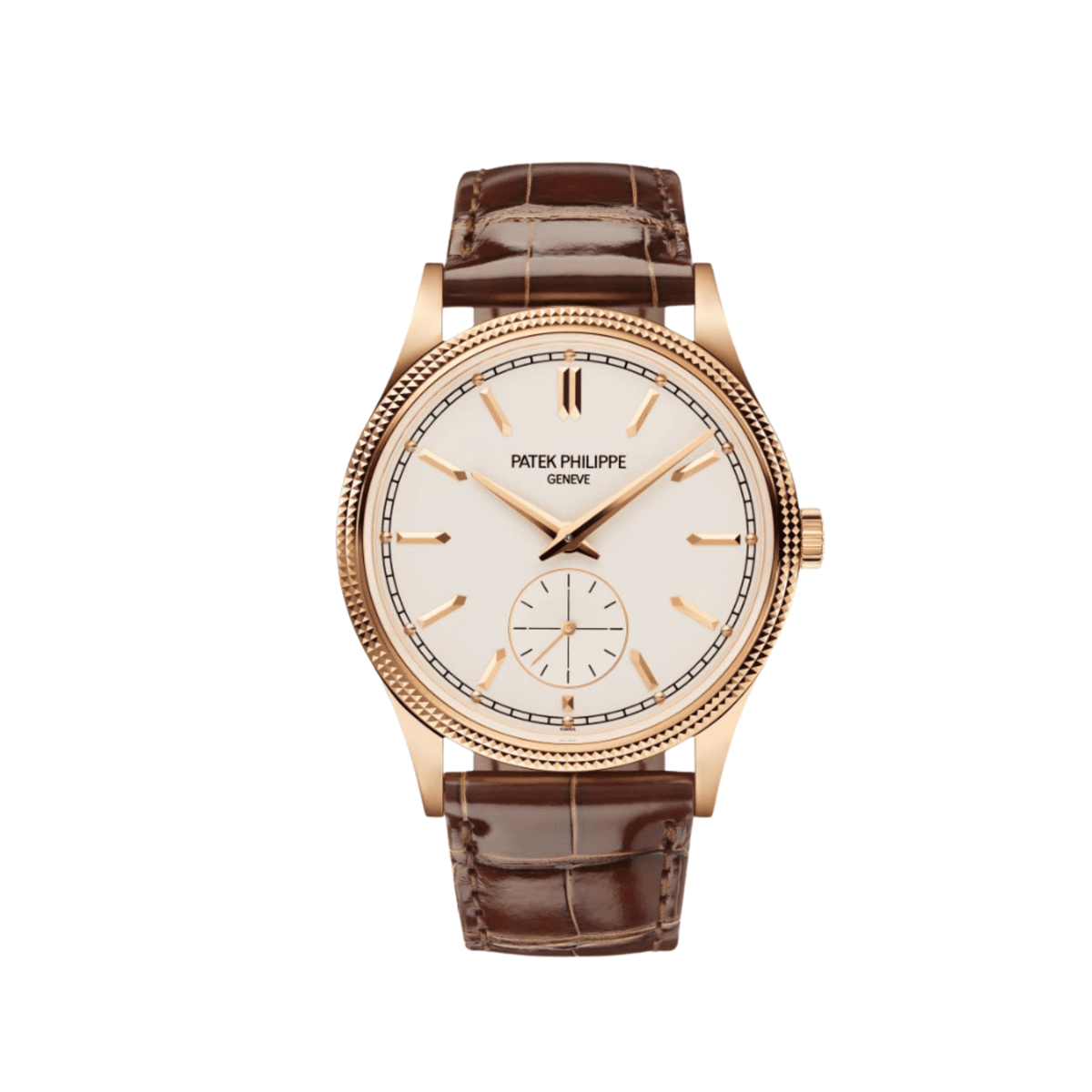 Patek Philippe Calatrava 6119R-001 Rose Gold Silver Dial