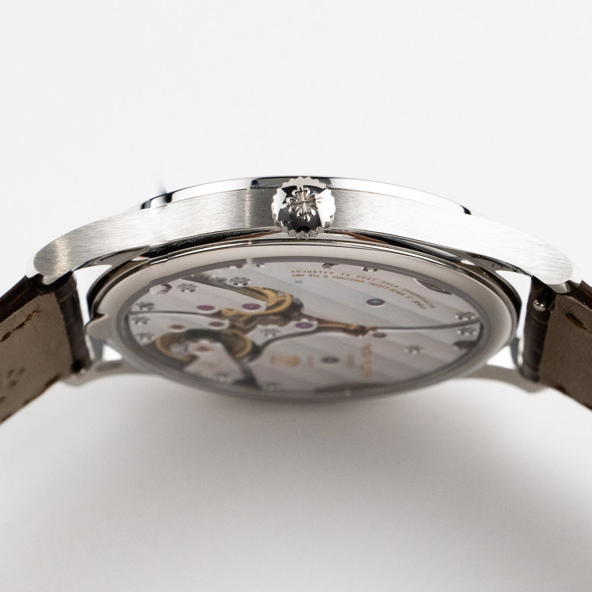 Patek Philippe Calatrava 6196P-001 Platinum Rose-Gilt Opaline Dial