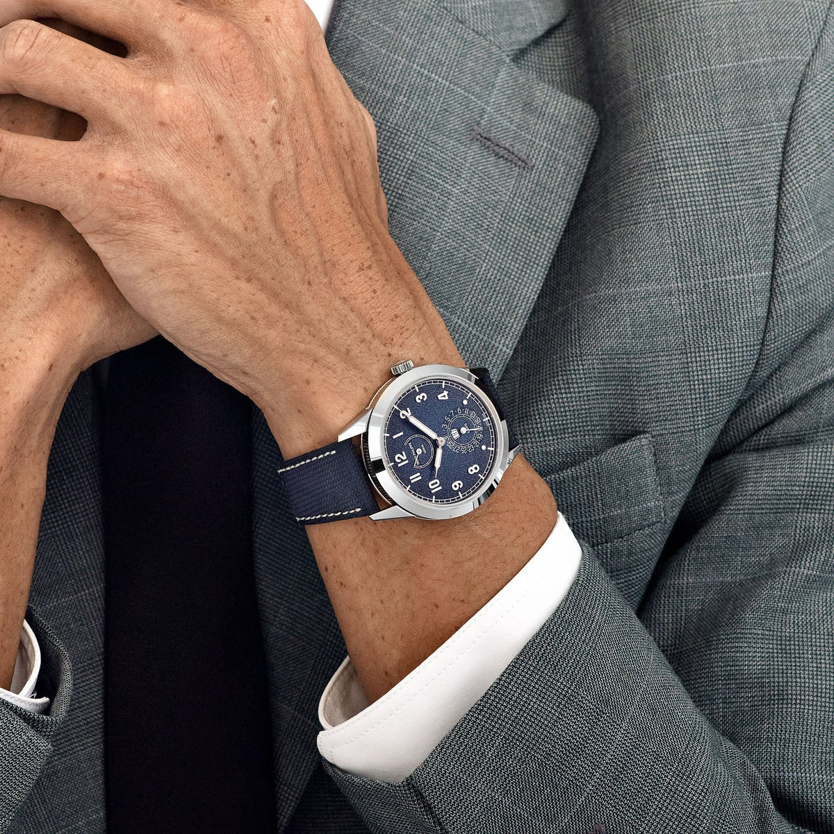Patek Philippe Calatrava 8-Day 5328G-001 White Gold Blue Dial (2026)