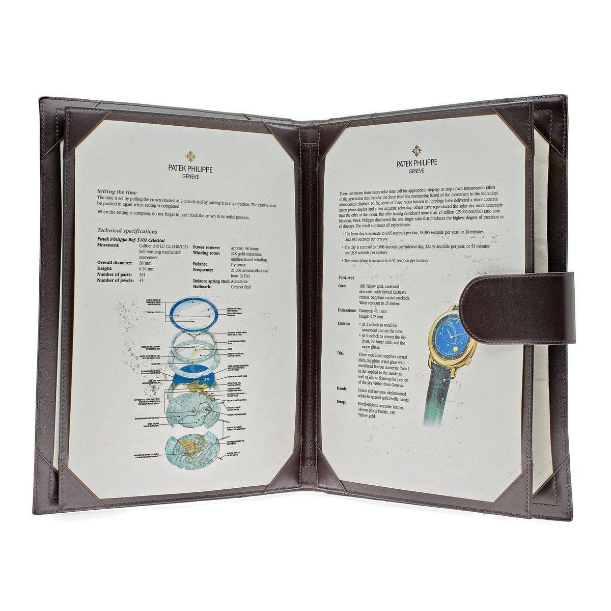 Patek Philippe Celestial Grand Complications 5102J-001 Sky Chart Yellow Gold Blue Dial