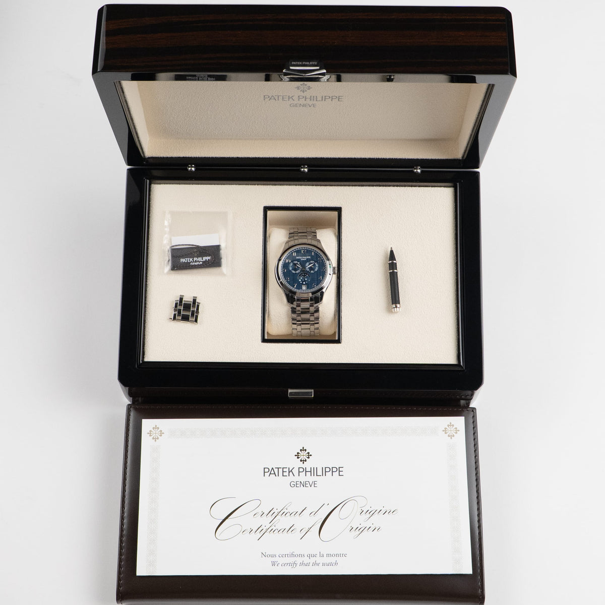 Patek Philippe Complications 4947/1A-001 Annual Calendar Moon Phases Stainless Steel Blue Dial (2024)