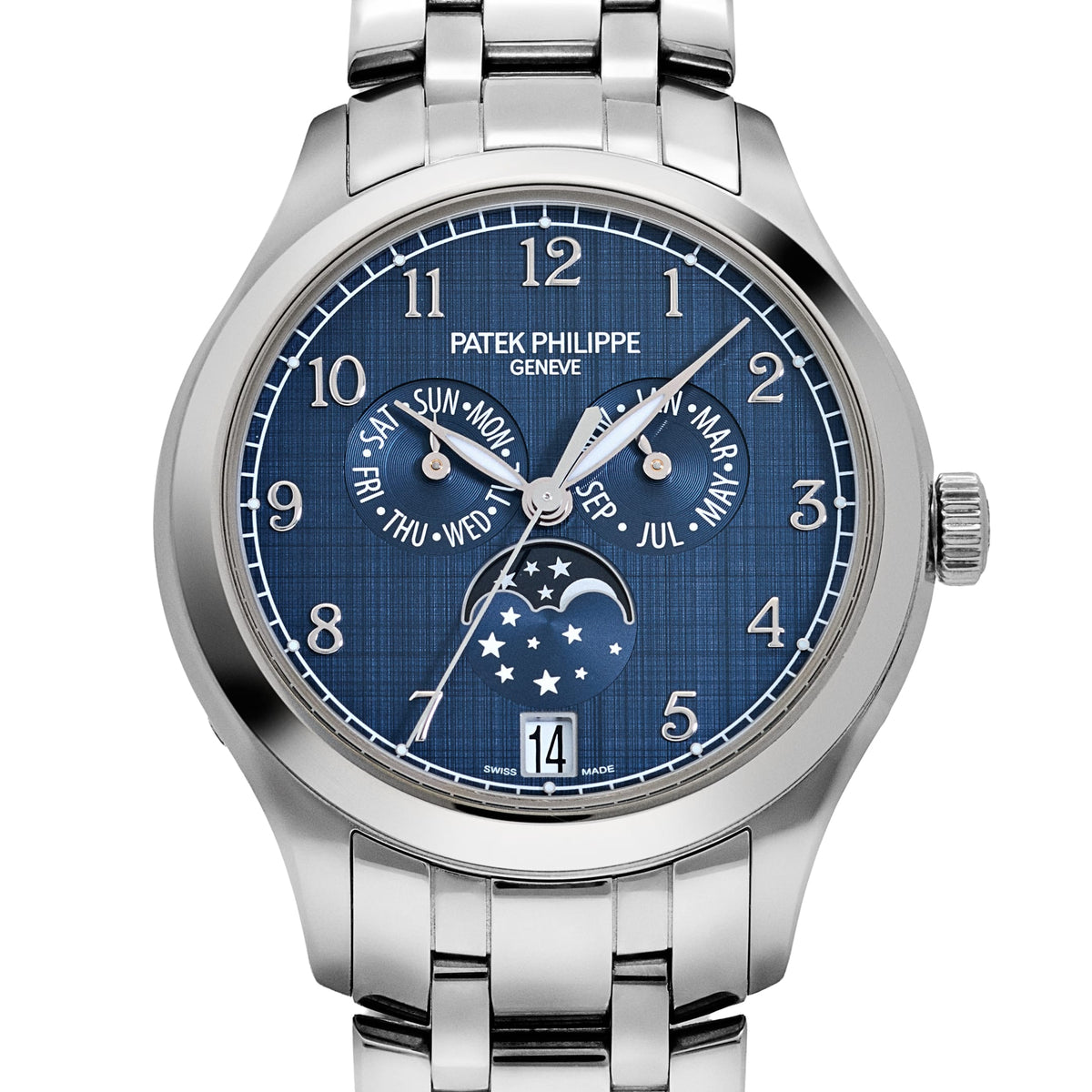 Patek Philippe Complications 4947/1A-001 Annual Calendar Moon Phases Stainless Steel Blue Dial (2024)
