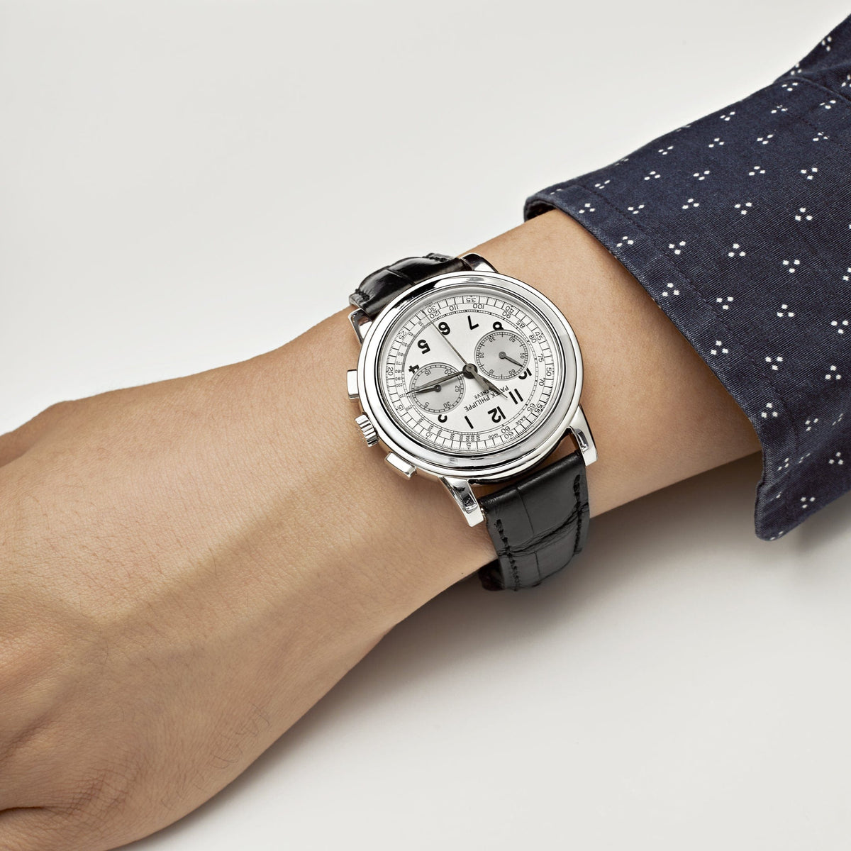 Patek Philippe Complications 5070G-001 Chronograph White Gold Silver Dial (2005)