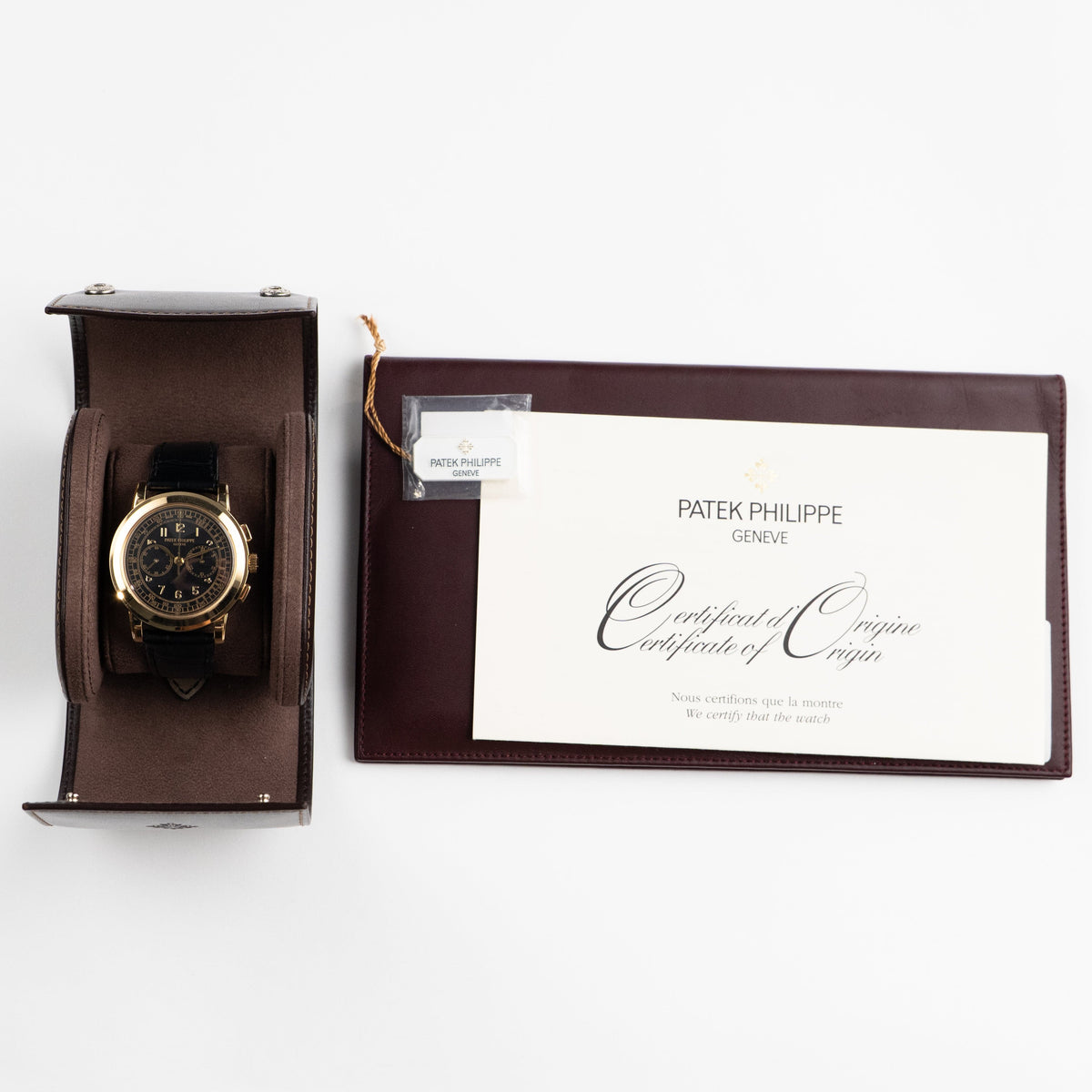 Patek Philippe Complications 5070J-001 Chronograph Yellow Gold Black Dial (2008)
