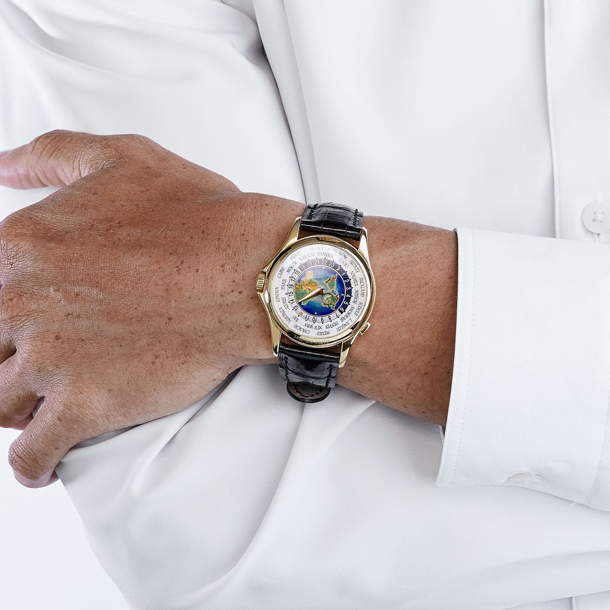 Patek Philippe Complications 5131J-001 World Time Yellow Gold
