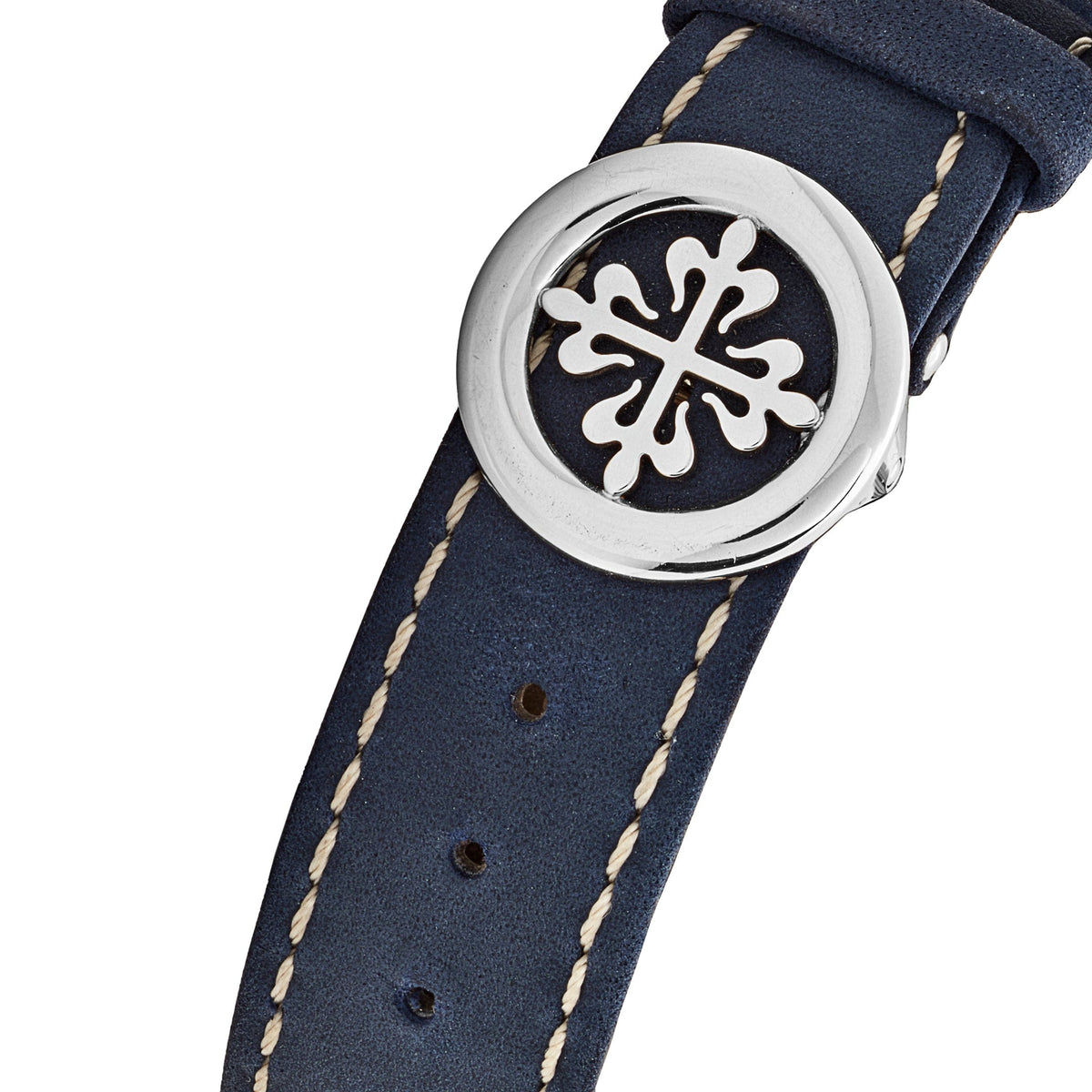 Patek Philippe Complications 5172G-001 Chronograph White Gold Blue Dial