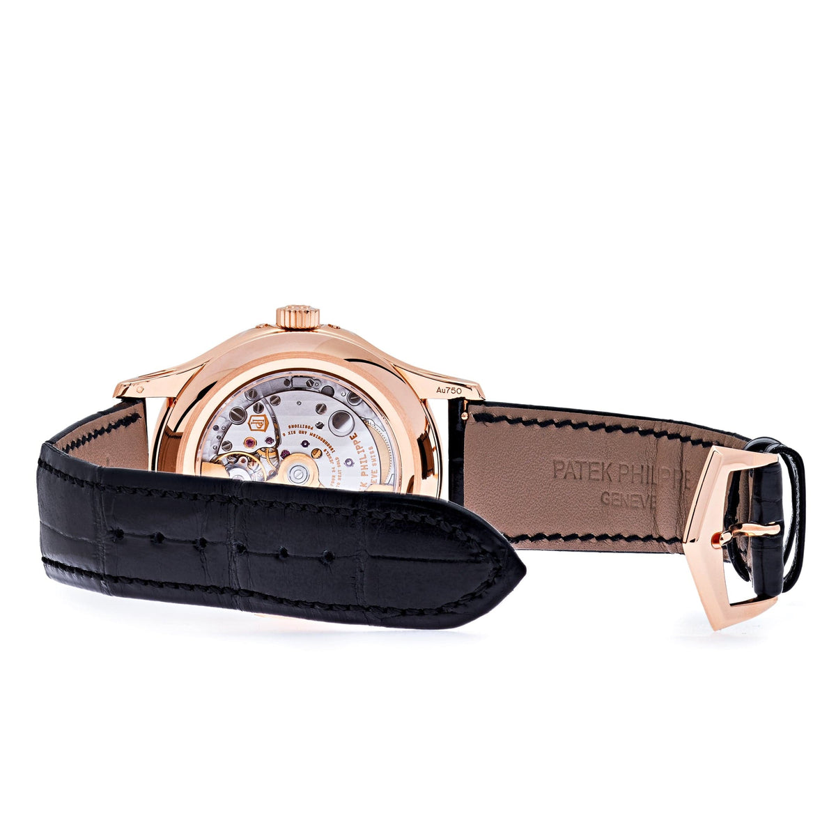 Patek Philippe Complications 5205R-010 Annual Calendar Rose Gold Black Dial