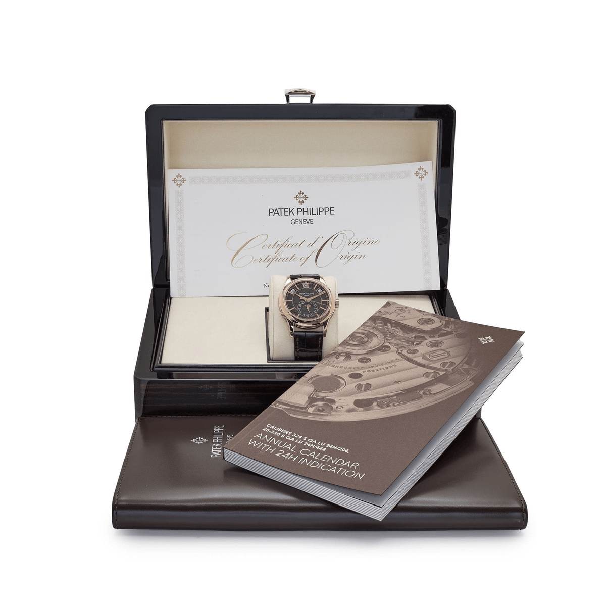 Patek Philippe Complications 5205R-011 Annual Calendar Moon Phases Rose Gold Green Dial (2026)
