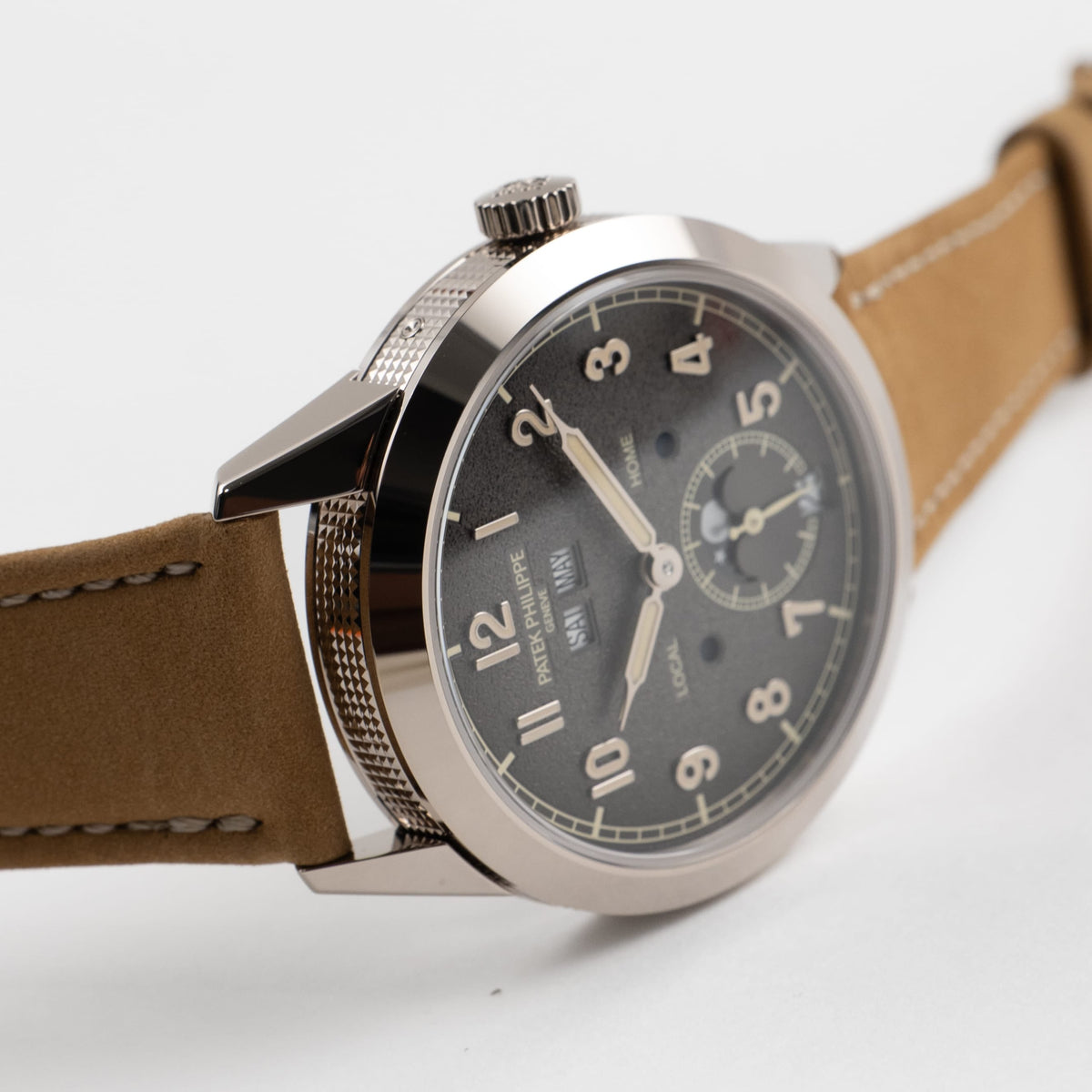 Patek Philippe Complications 5326G-001 Annual Calendar Travel Time White Gold Grey Dial (2026)