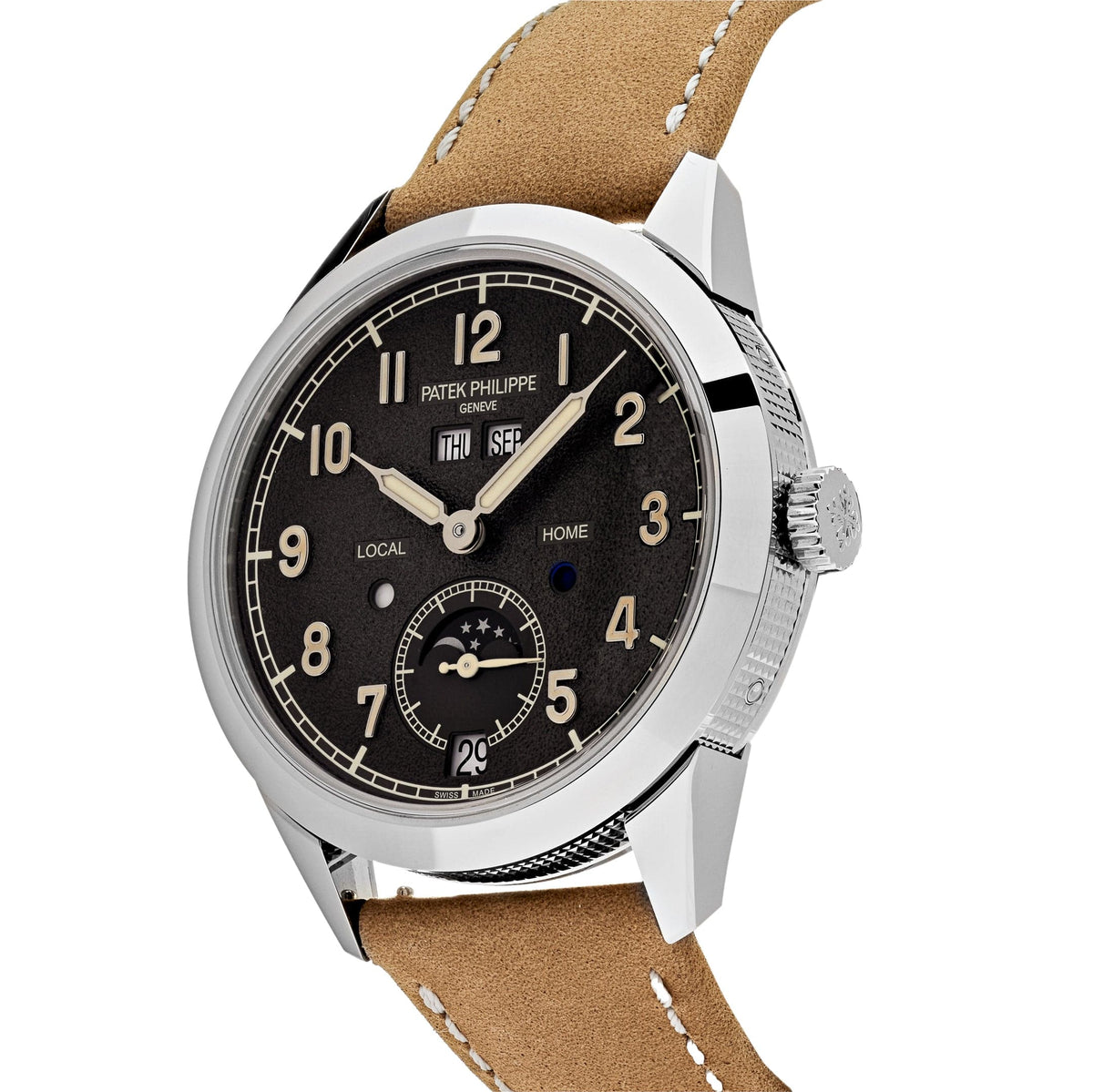 Patek Philippe Complications 5326G-001 Annual Calendar Travel Time White Gold Grey Dial (2026)