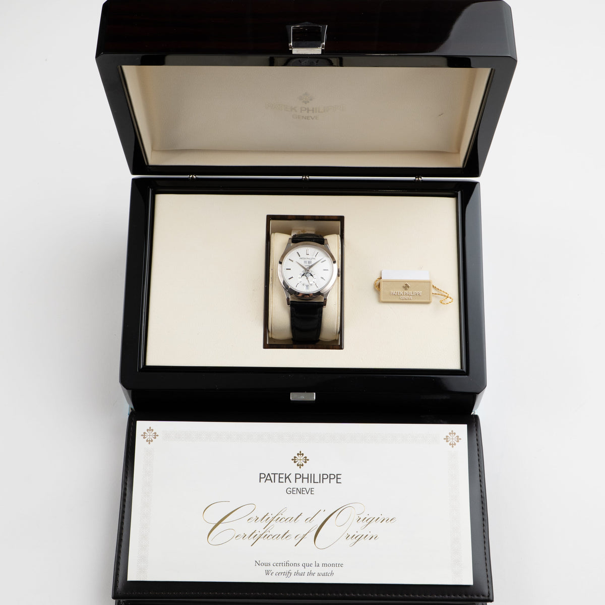 Patek Philippe Complications 5396G-011 Annual Calendar Moon Phases White Gold (2019)