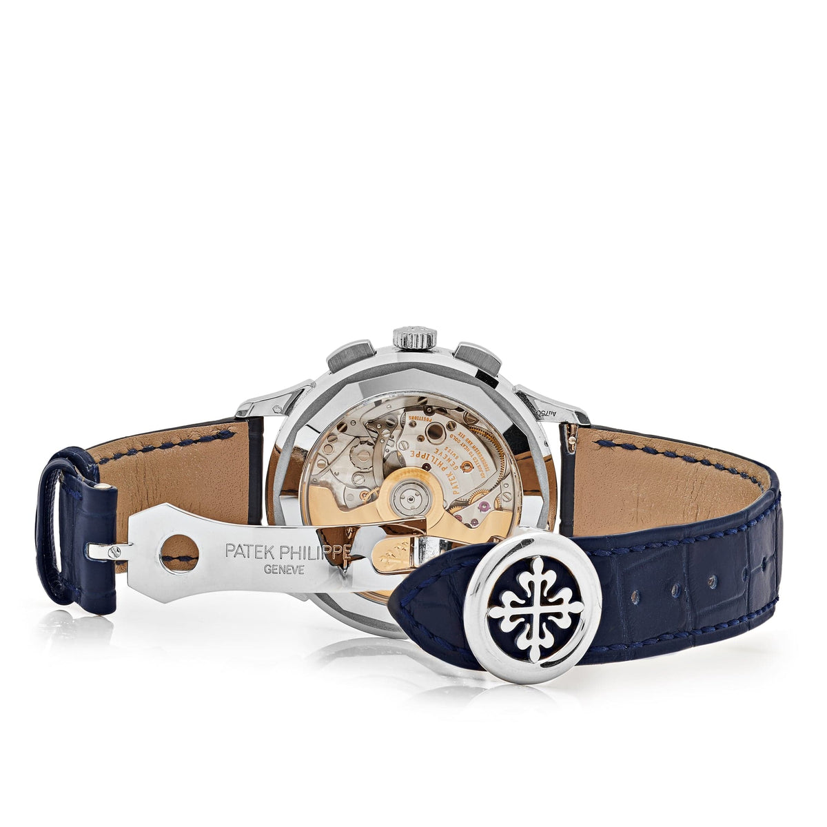 Patek Philippe Complications 5930G-010 World Time Flyback Chronograph White Gold Blue Dial