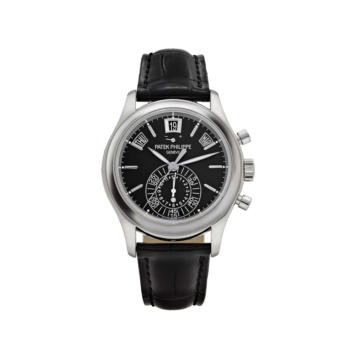 Patek Philippe Complications 5960P-016 Annual Calendar Chronograph Platinum Black Dial