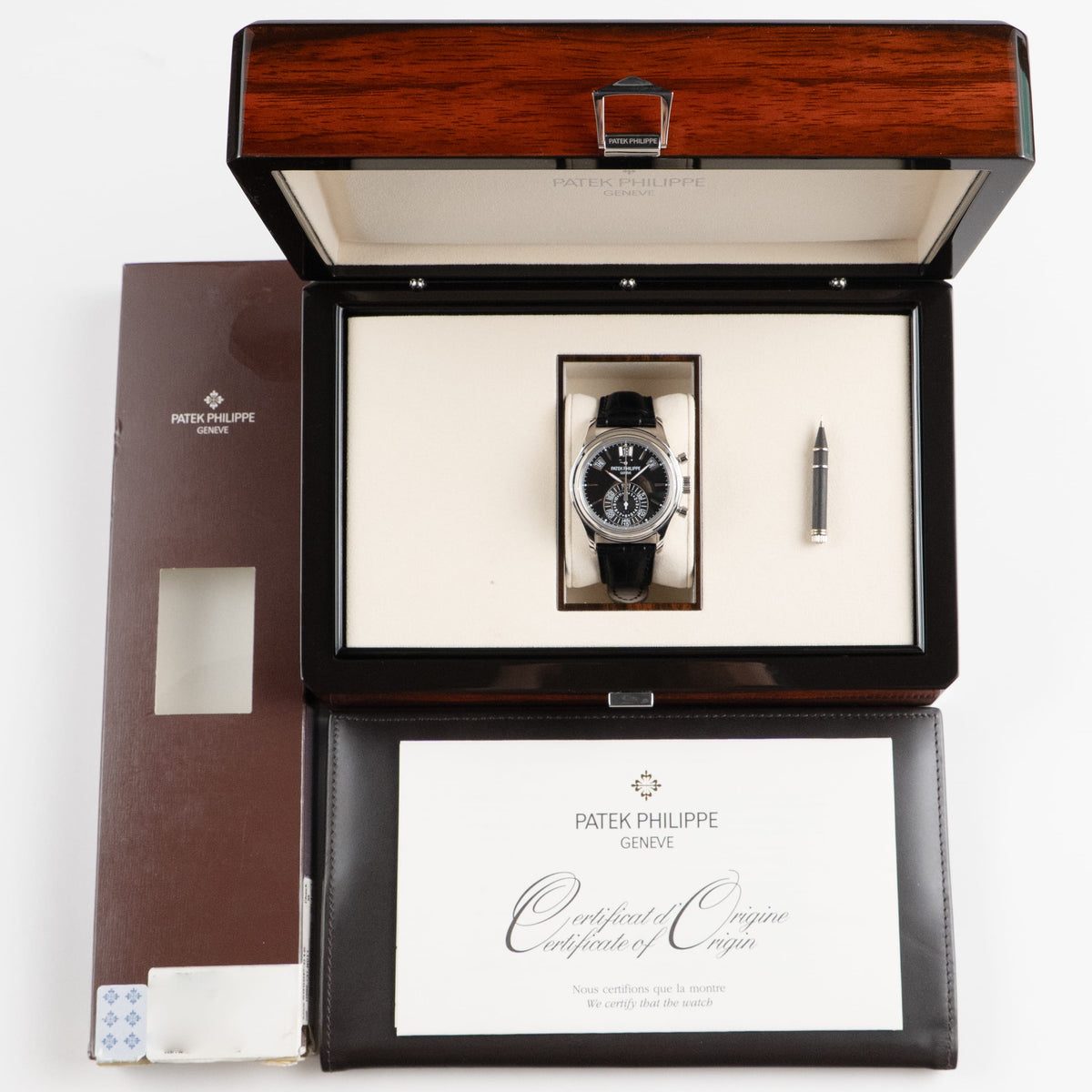 Patek Philippe Complications 5960P-016 Annual Calendar Chronograph Platinum Black Dial