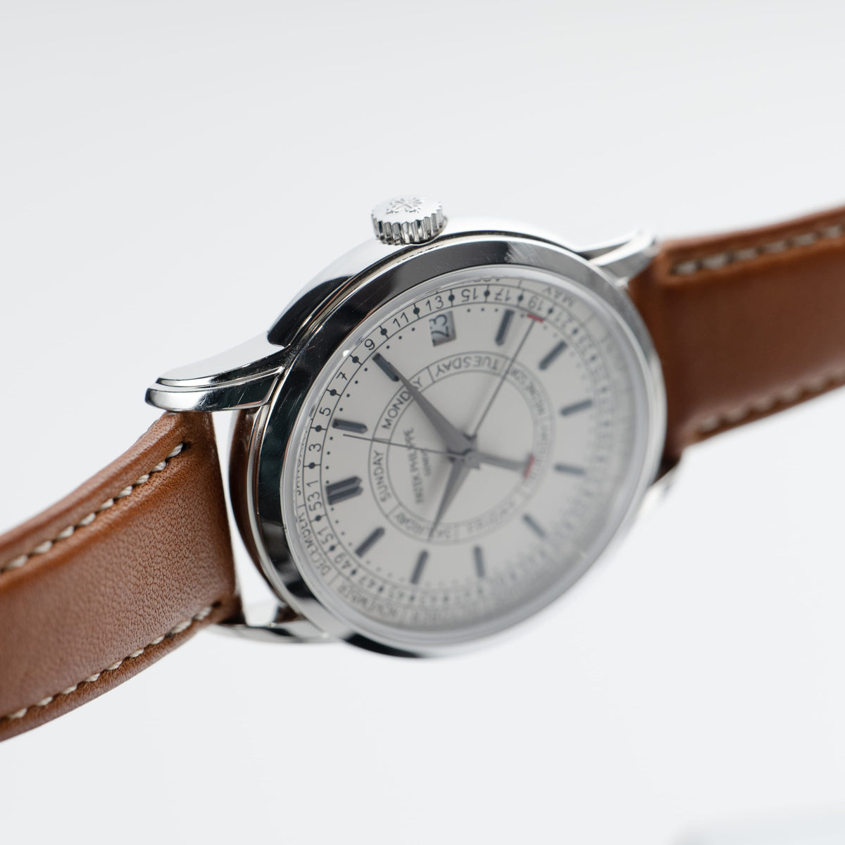 Patek Philippe Complications Calatrava 5212A-001 Weekly Calendar Stainless Steel Silver Opaline Dial (2025)