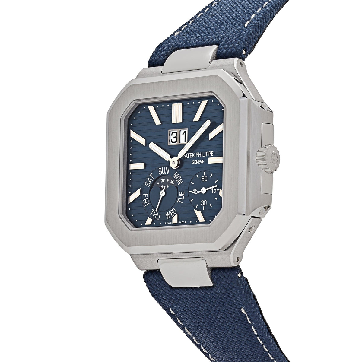 Patek Philippe Cubitus 5822P-001 Platinum Blue Dial Moon Phase (2025)
