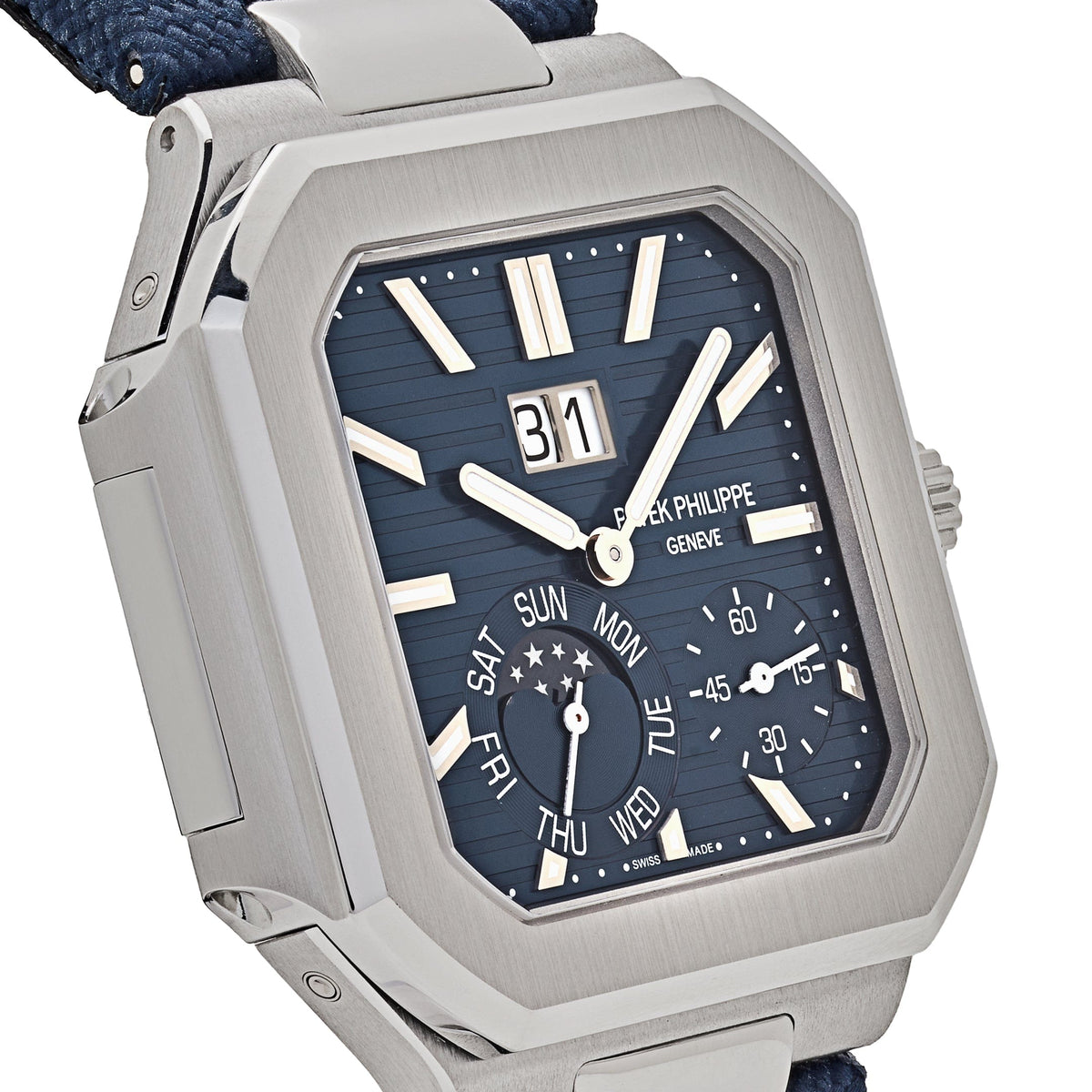 Patek Philippe Cubitus 5822P-001 Platinum Blue Dial Moon Phase (2025)