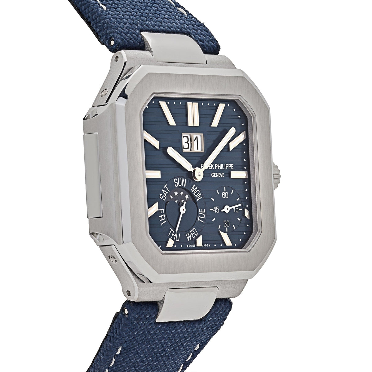Patek Philippe Cubitus 5822P-001 Platinum Blue Dial Moon Phase (2025)