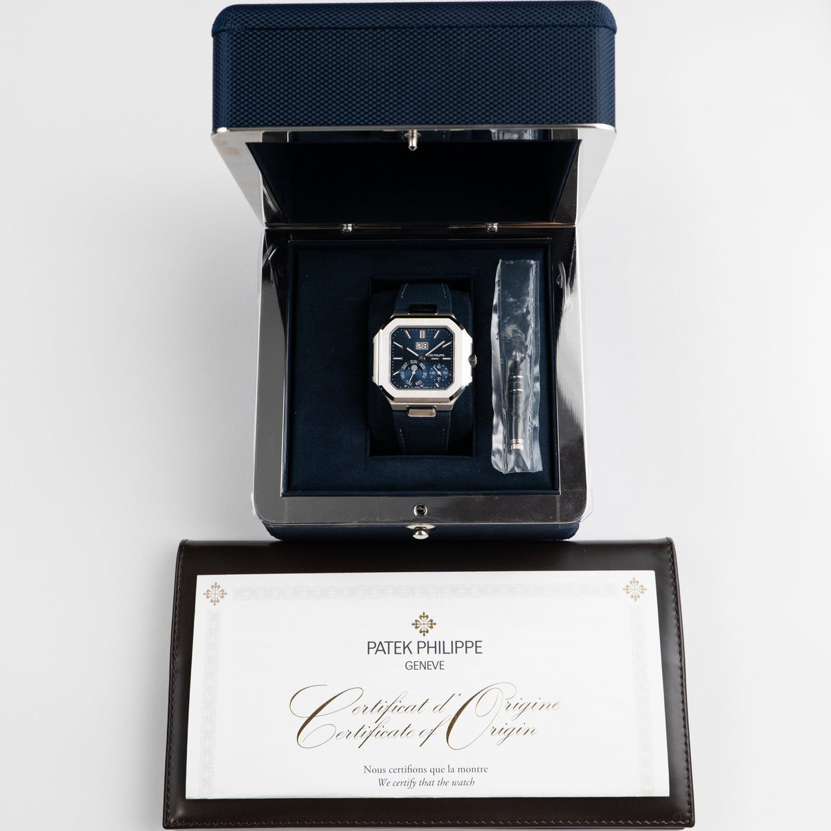 Patek Philippe Cubitus 5822P-001 Platinum Blue Dial Moon Phase (2024)