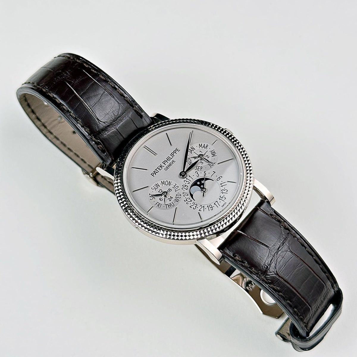 Patek Philippe Grand Complications 5139G-001 Perpetual Calendar White Gold Silver Dial (2008)