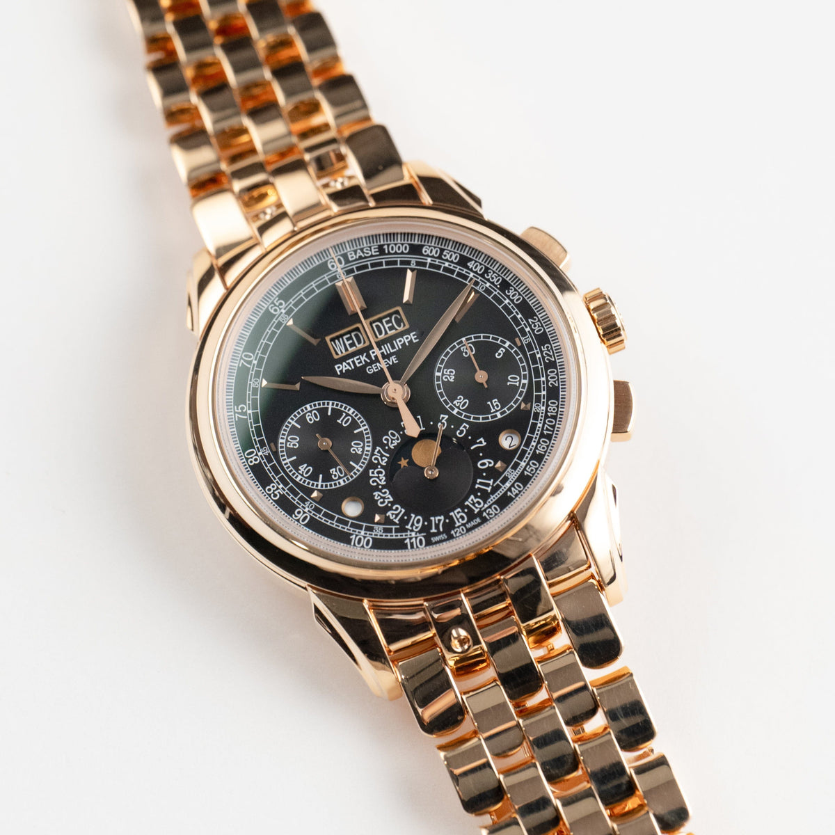 Patek Philippe Grand Complications 5270/1R-001 Chronograph Perpetual Calendar Rose Gold Black Dial (2021)