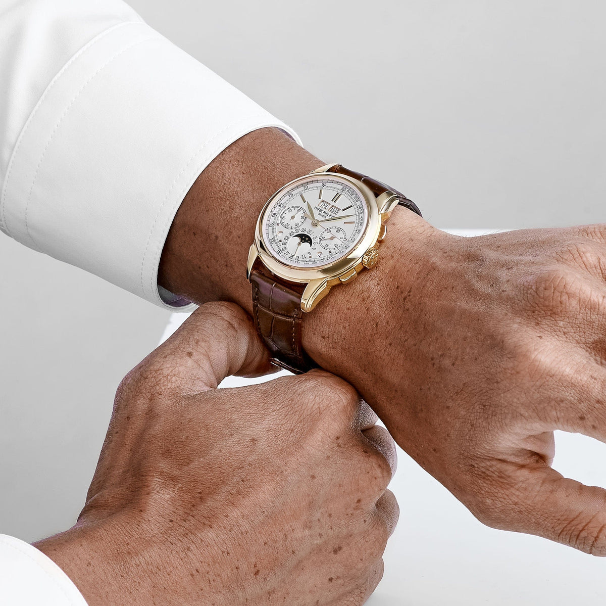 Patek Philippe Grand Complications 5270J-001 Perpetual Chronograph Yellow Gold White Dial (2024)