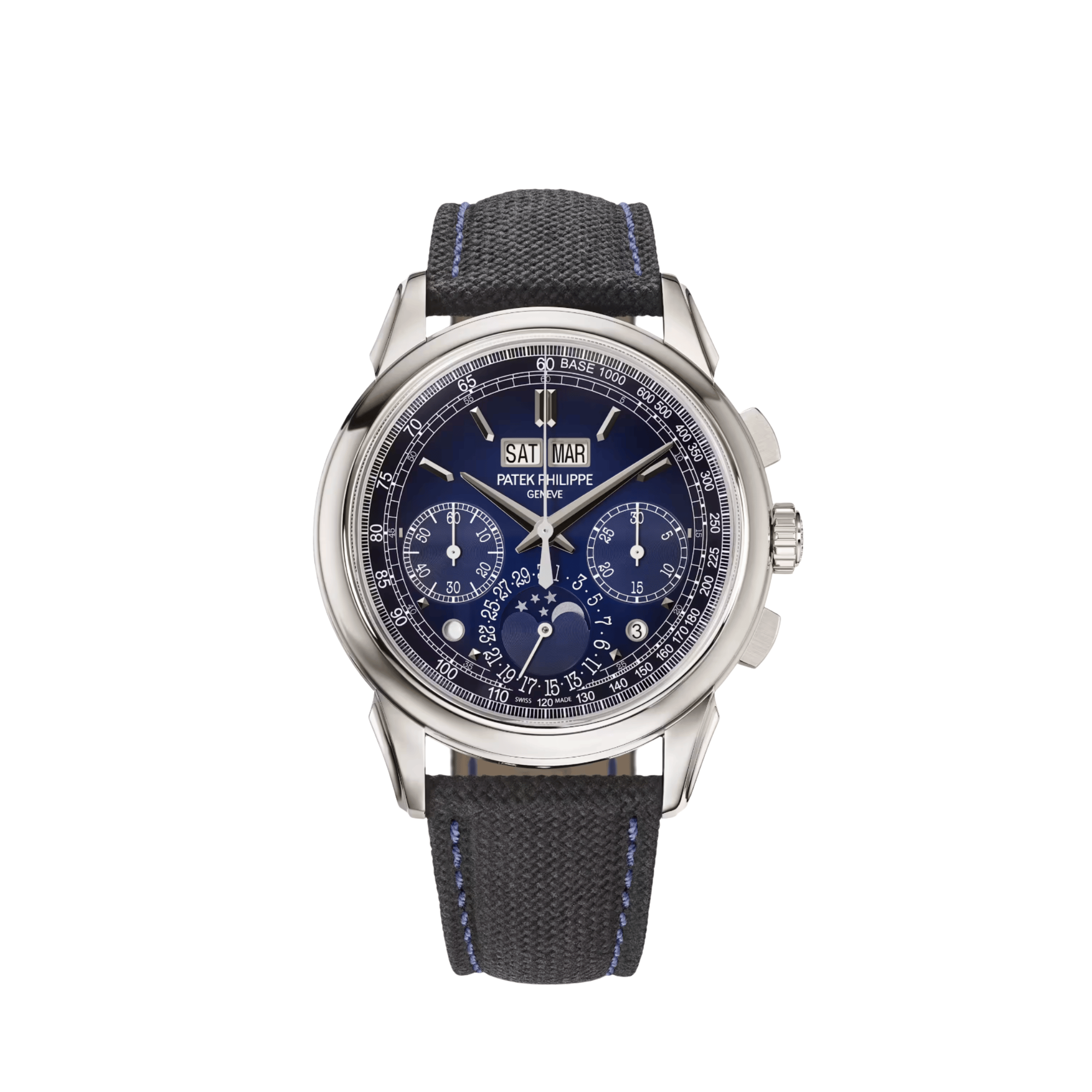 Patek Philippe Grand Complications 5270P-016 Perpetual Calendar Chronograph Platinum Blue Dial (2026)