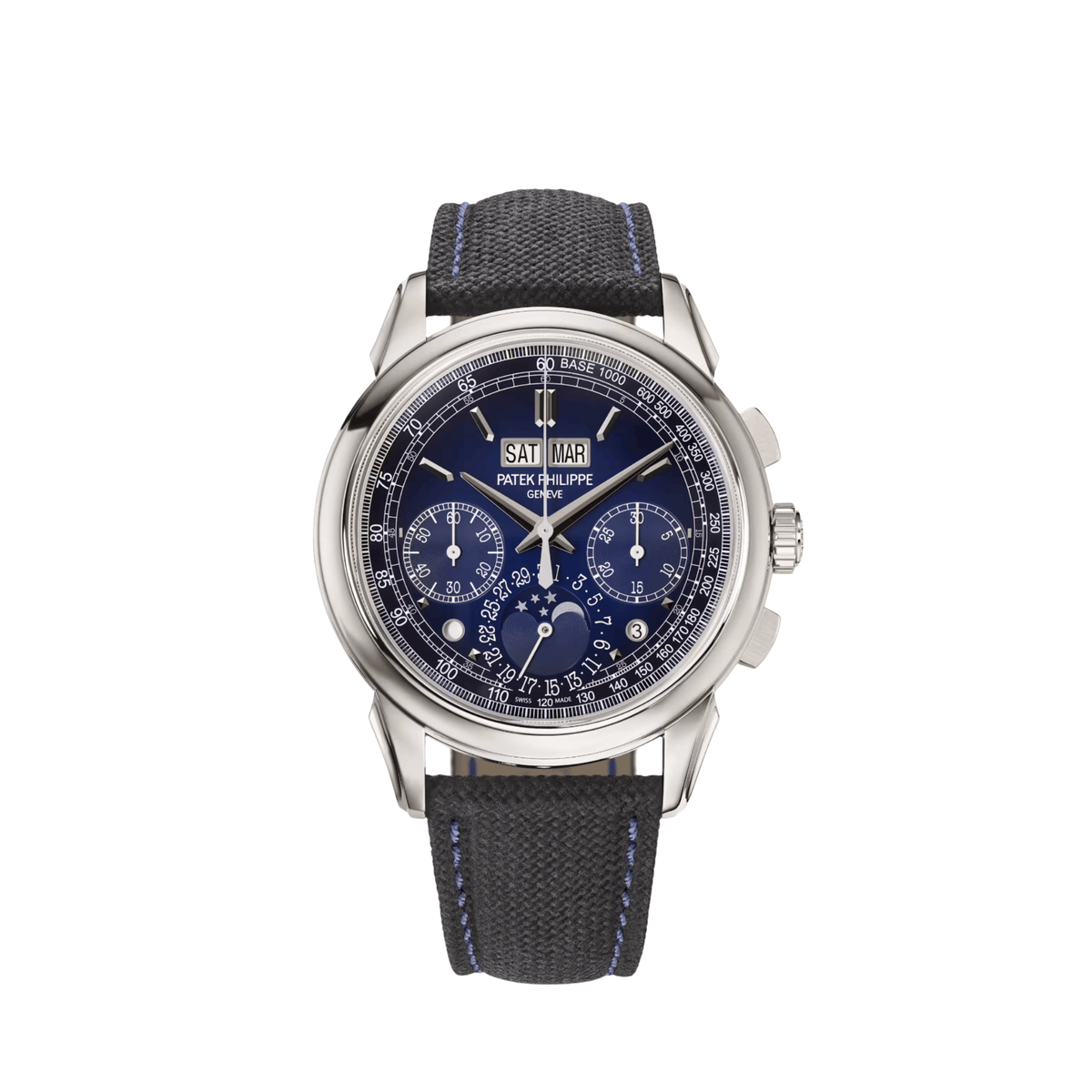 Patek Philippe Grand Complications 5270P-016 Perpetual Calendar Chronograph Platinum Blue Dial (2026)