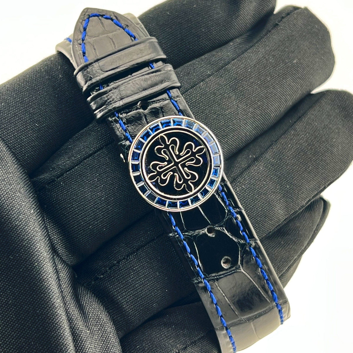 Patek Philippe Grand Complications 5271/11P-010 Perpetual Calendar Chronograph Platinum Baguette Sapphires