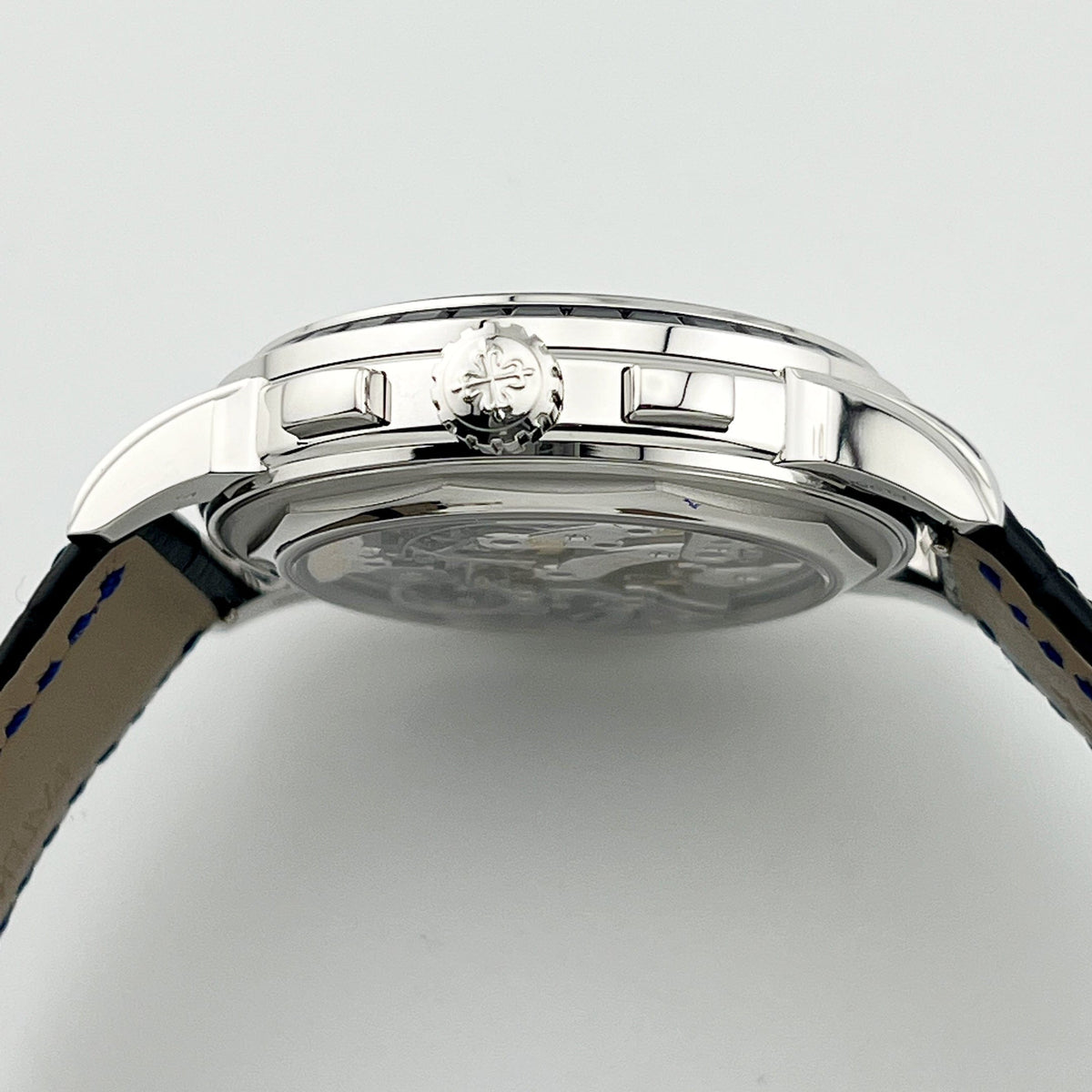 Patek Philippe Grand Complications 5271/11P-010 Perpetual Calendar Chronograph Platinum Baguette Sapphires